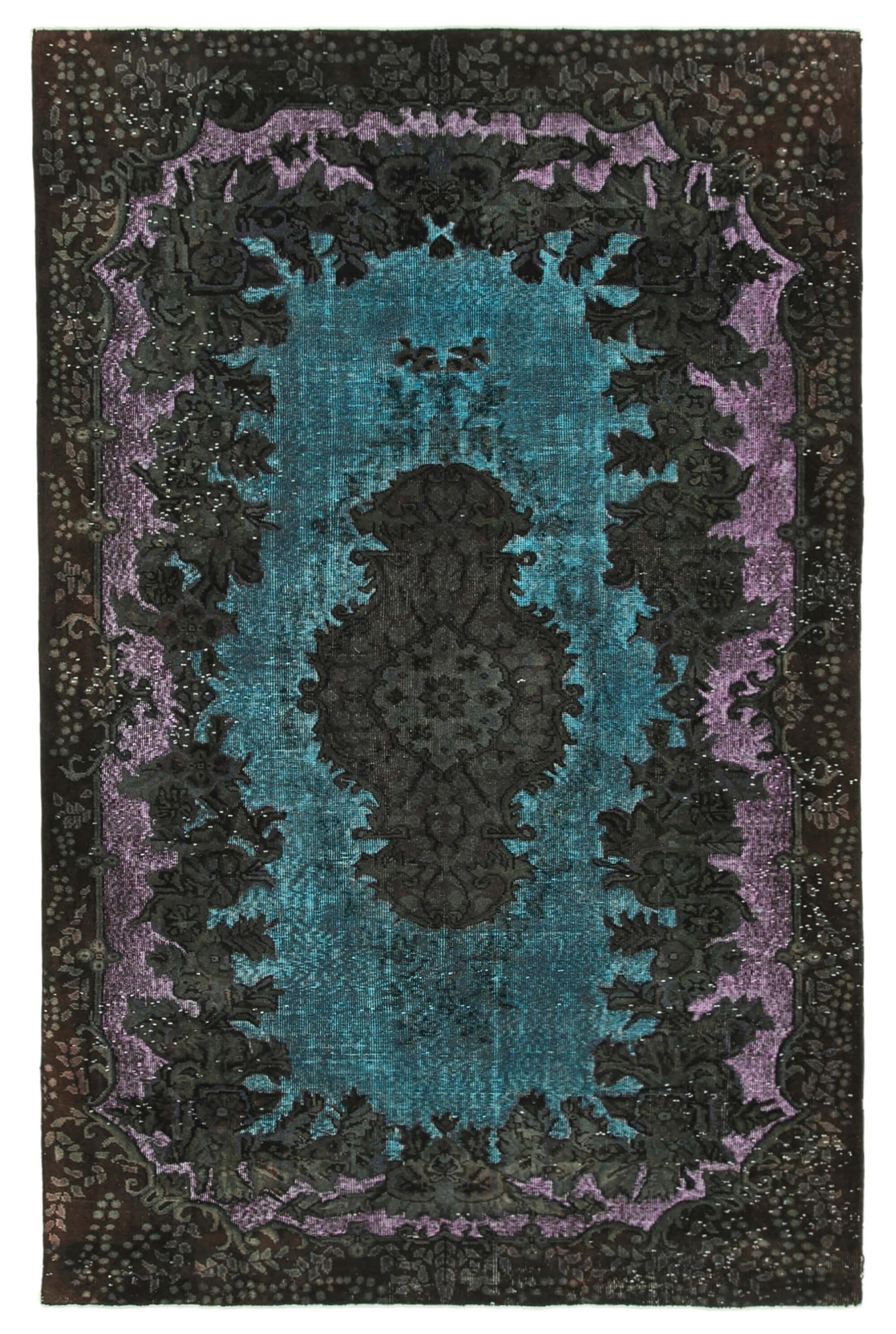 6 x 9 Brown Over Dyed Rug - 218