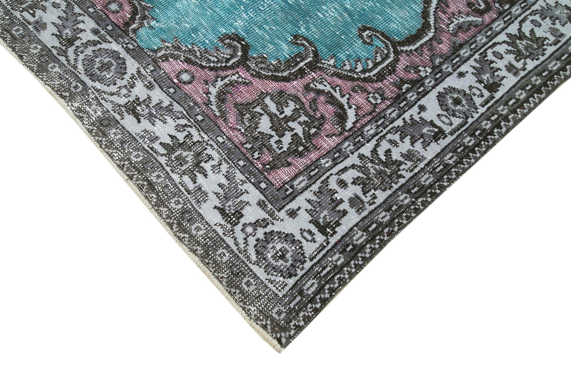 5 x 8 Blue Over Dyed Rug - 219