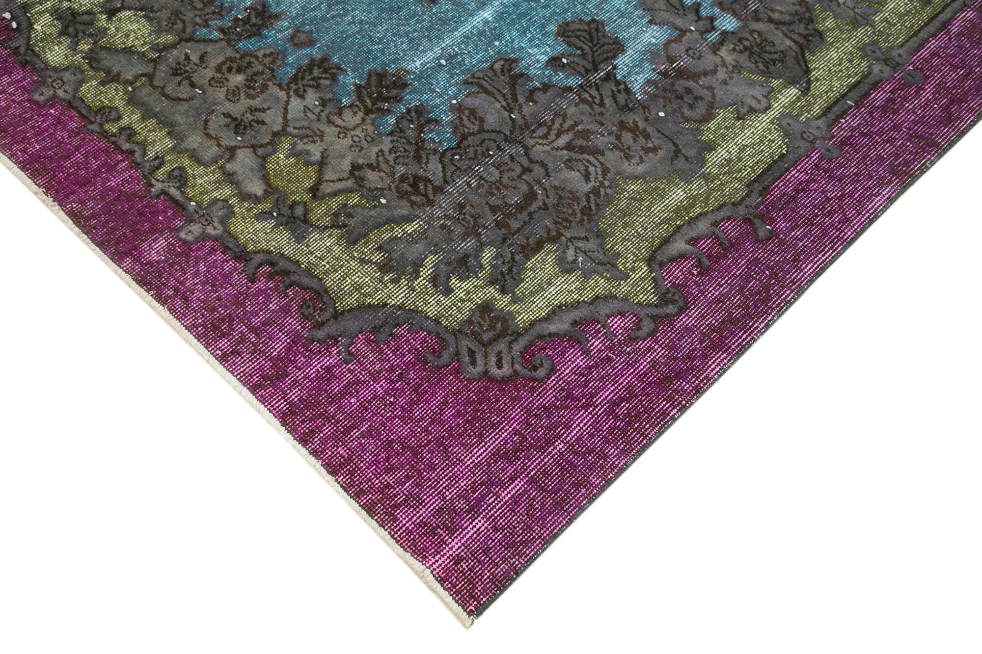 5 x 9 Purple Over Dyed Rug - 236