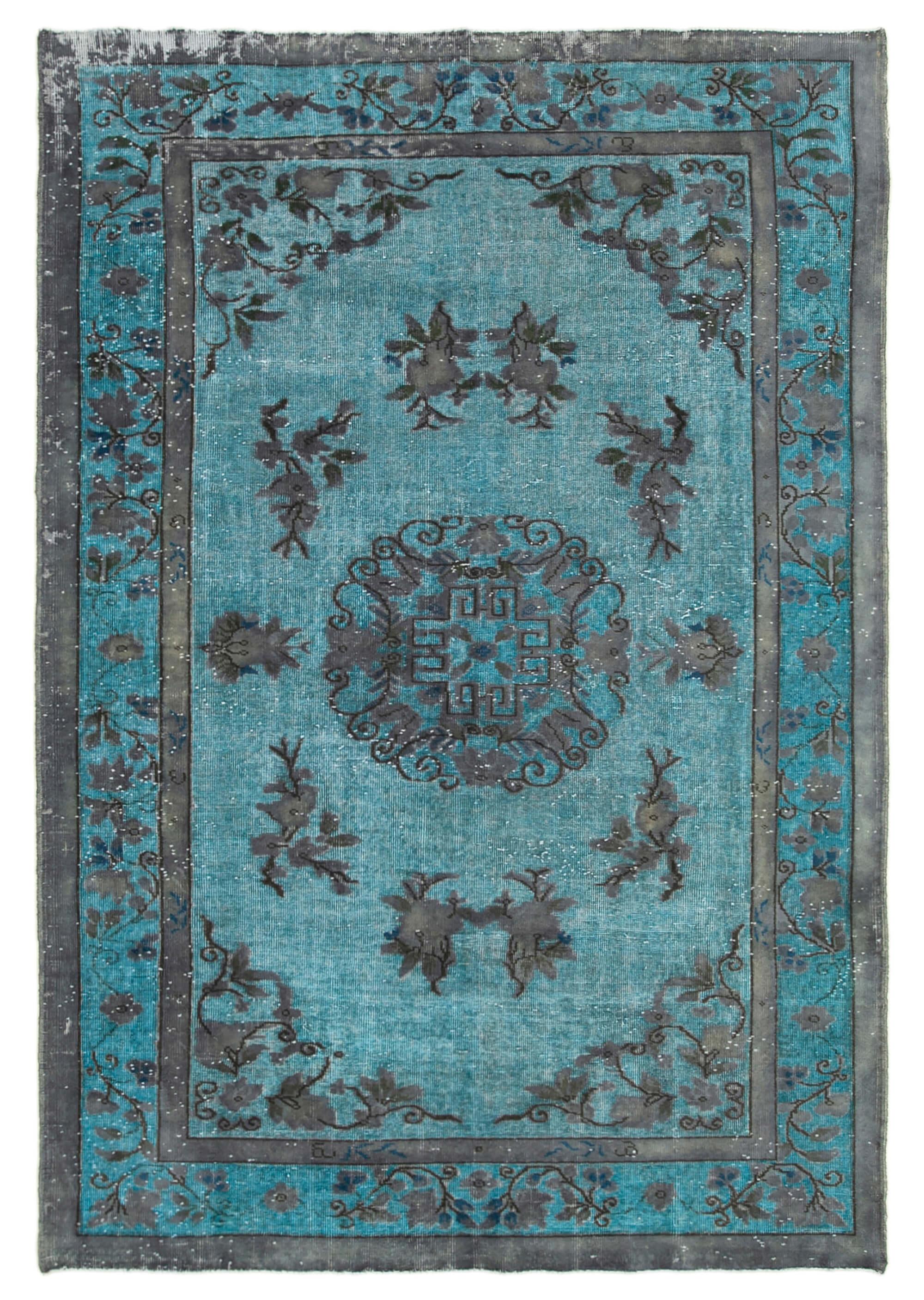 7 x 10 Blue Over Dyed Rug - 237