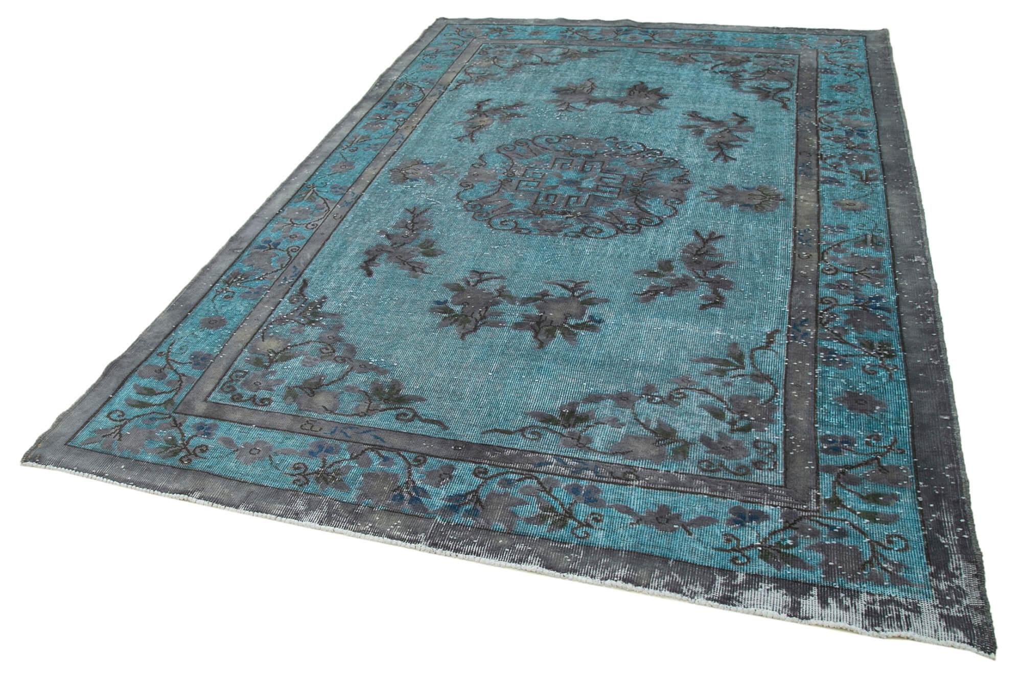 7 x 10 Blue Over Dyed Rug - 237