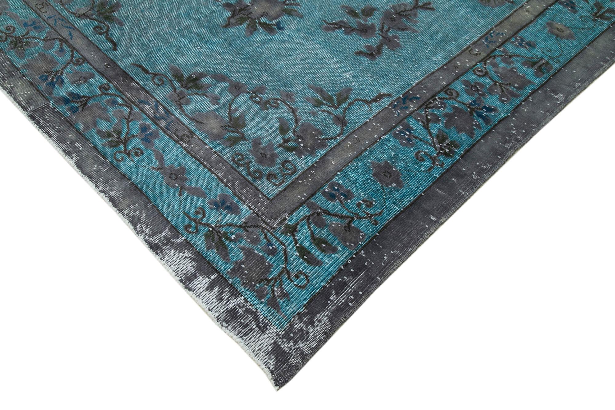 7 x 10 Blue Over Dyed Rug - 237