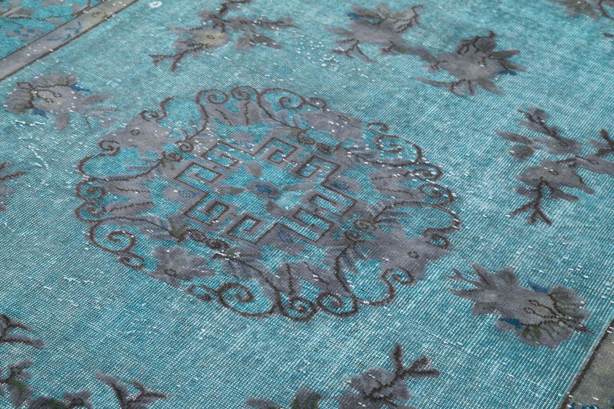 7 x 10 Blue Over Dyed Rug - 237