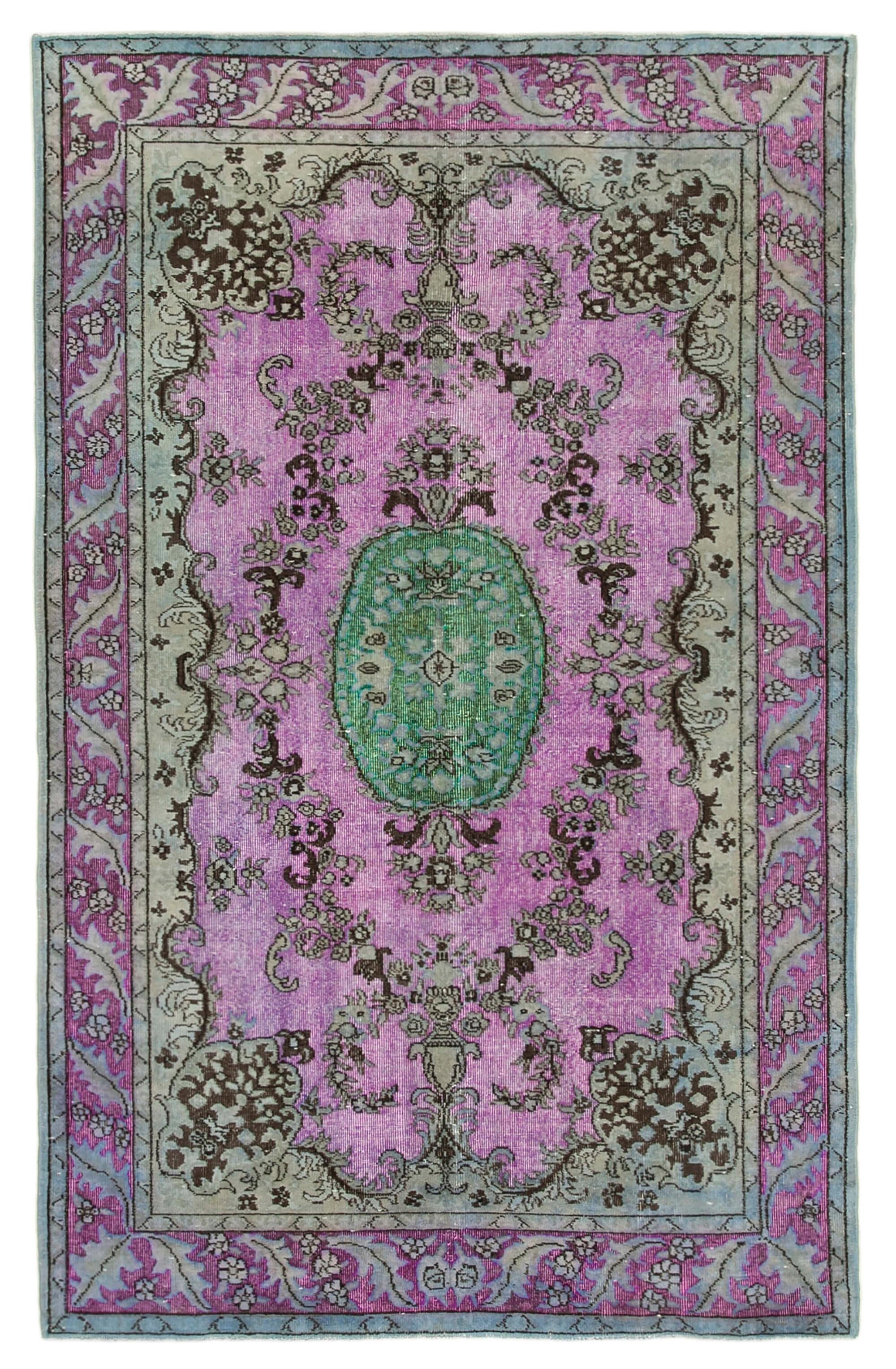 6 x 9 Pink Over Dyed Rug - 238