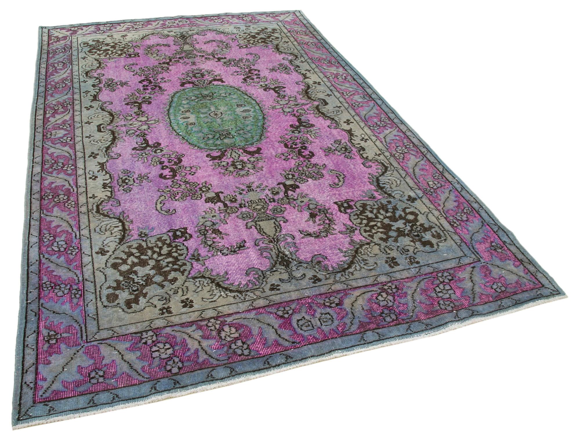 6 x 9 Pink Over Dyed Rug - 238