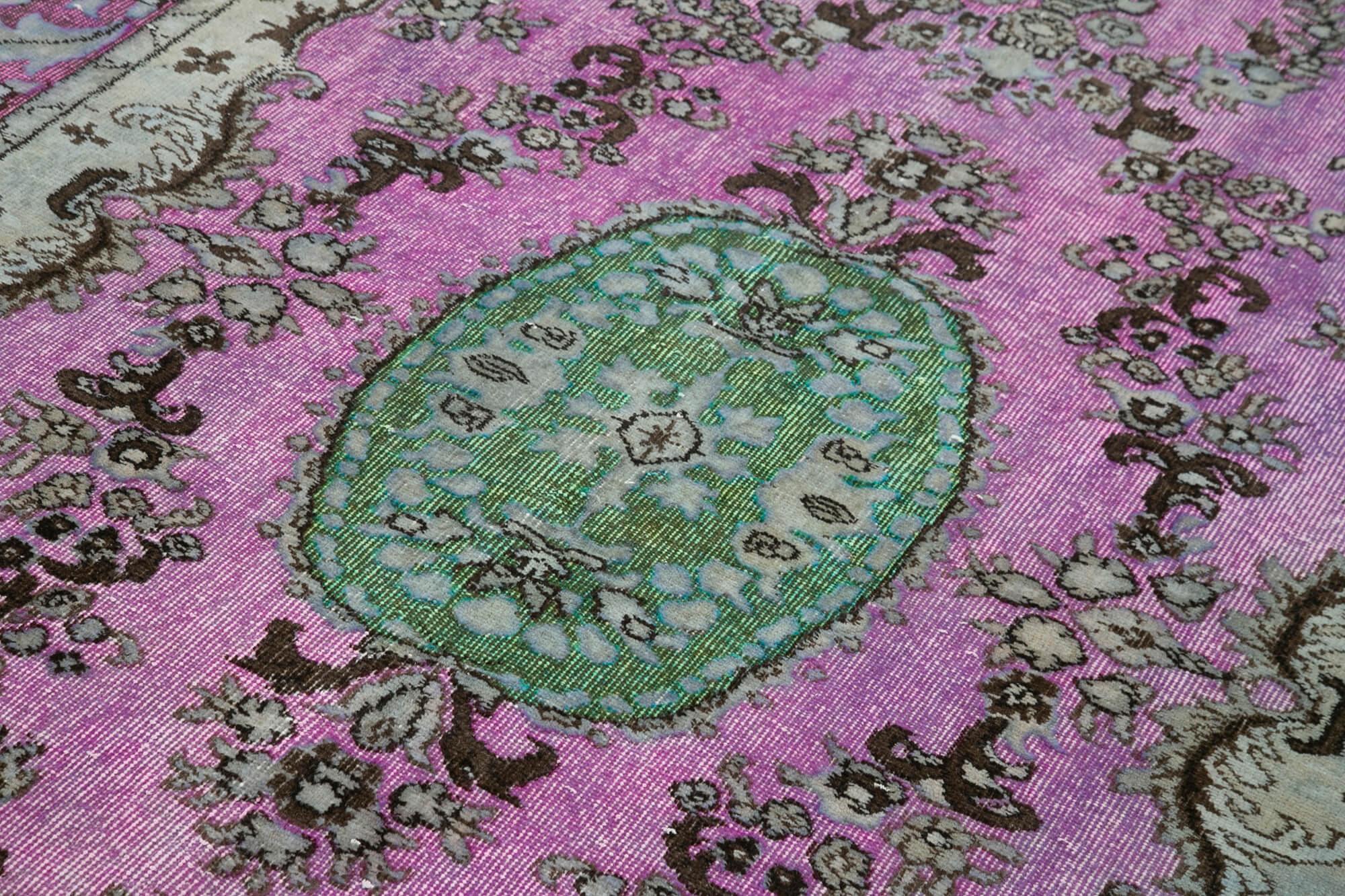 6 x 9 Pink Over Dyed Rug - 238