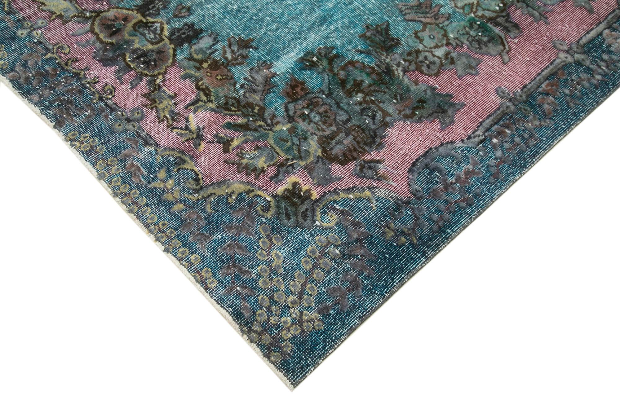 6 x 9 Blue Over Dyed Rug - 456