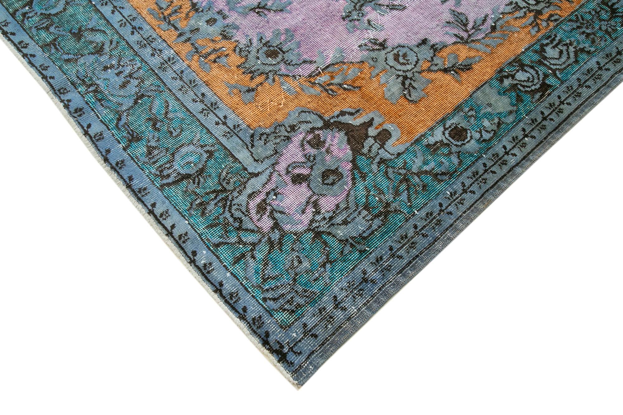 6 x 10 Blue Over Dyed Rug - 457