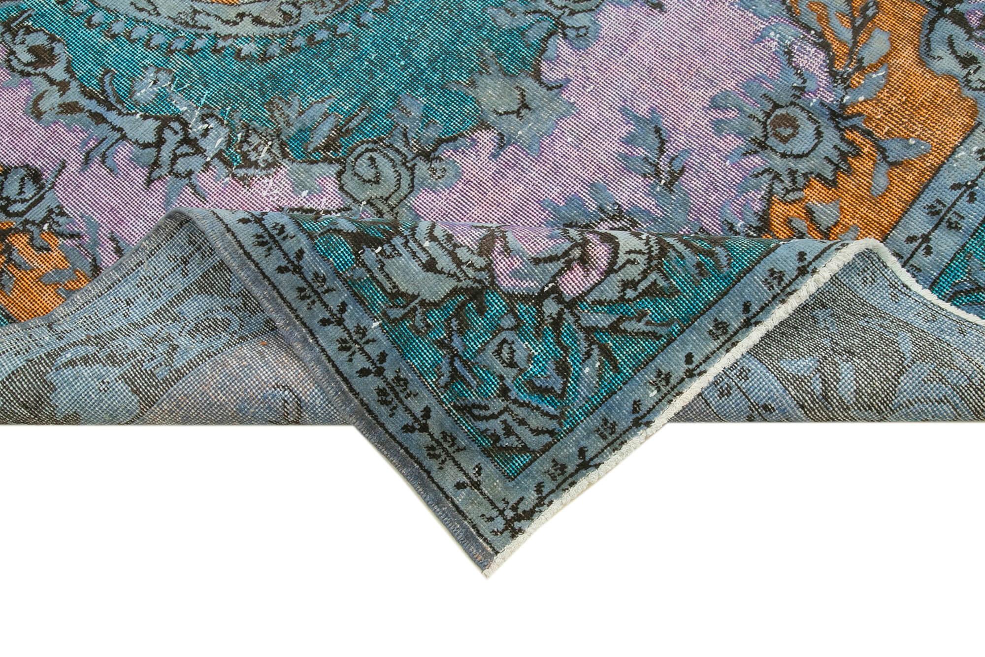 6 x 10 Blue Over Dyed Rug - 457