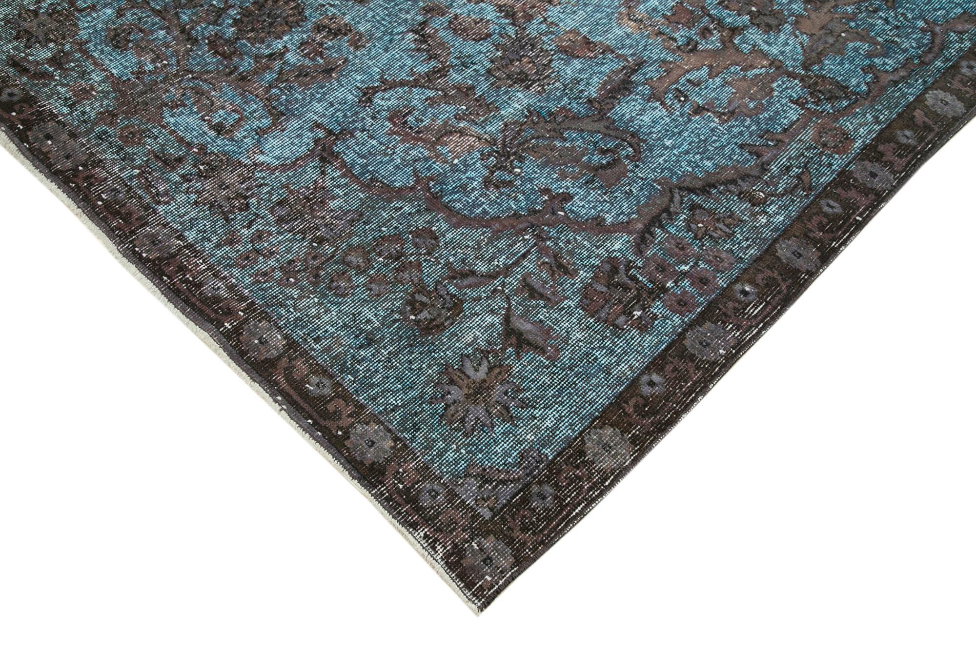 6 x 11 Blue Over Dyed Rug - 458