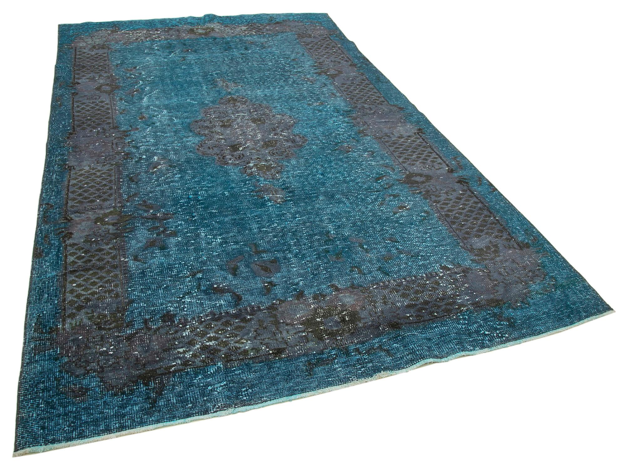 6 x 10 Blue Over Dyed Rug - 462