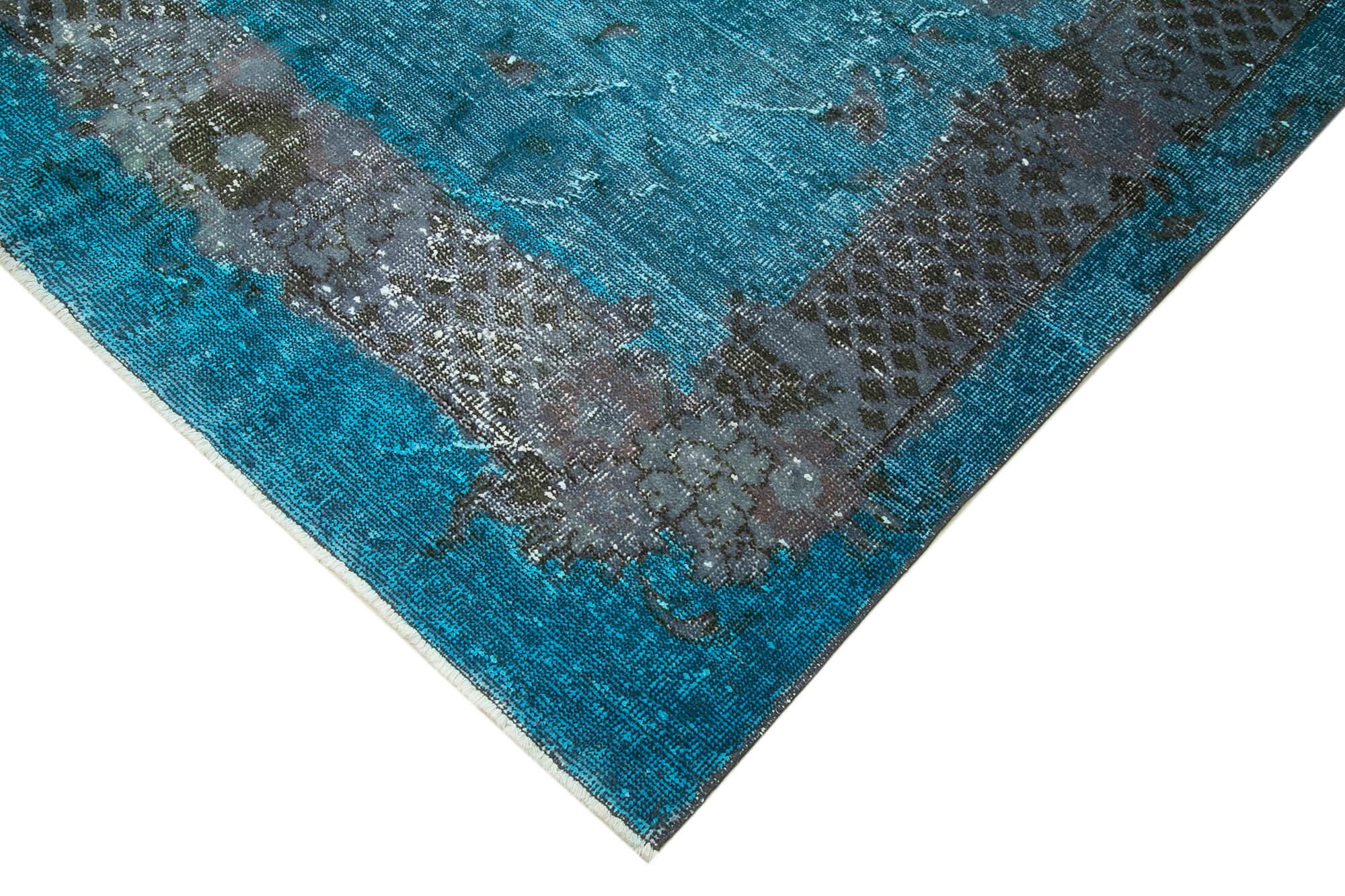 6 x 10 Blue Over Dyed Rug - 462