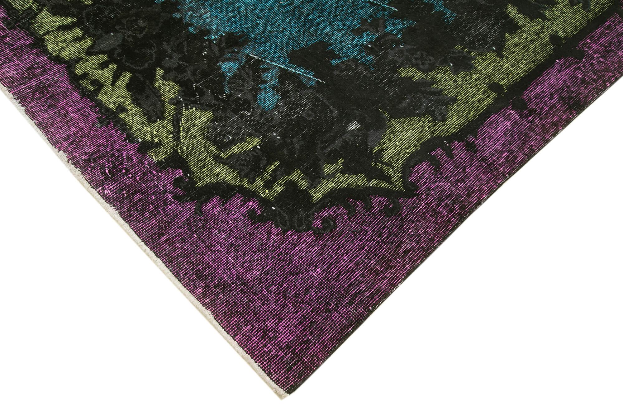 6 x 10 Purple Over Dyed Rug - 463