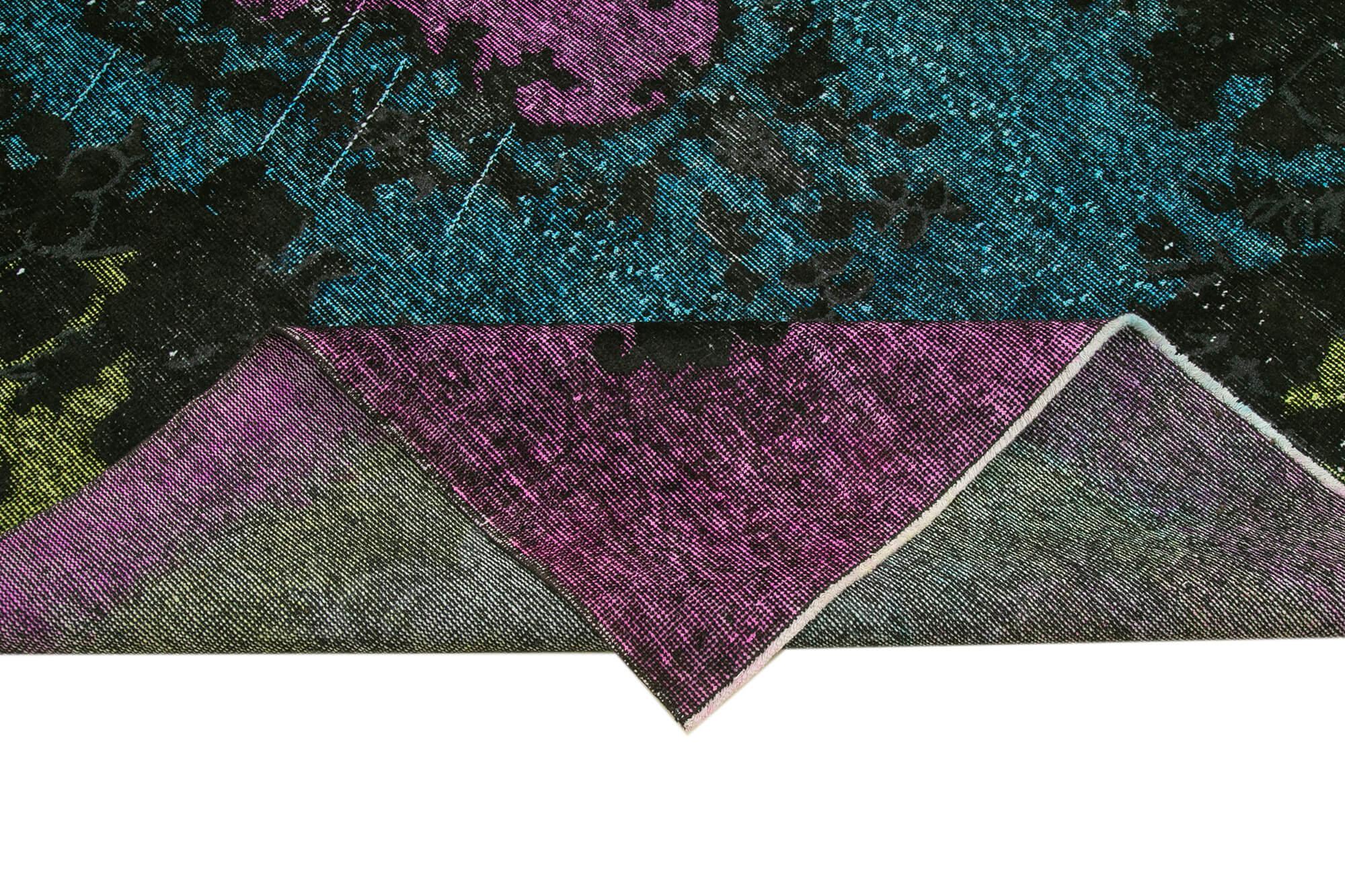 6 x 10 Purple Over Dyed Rug - 463