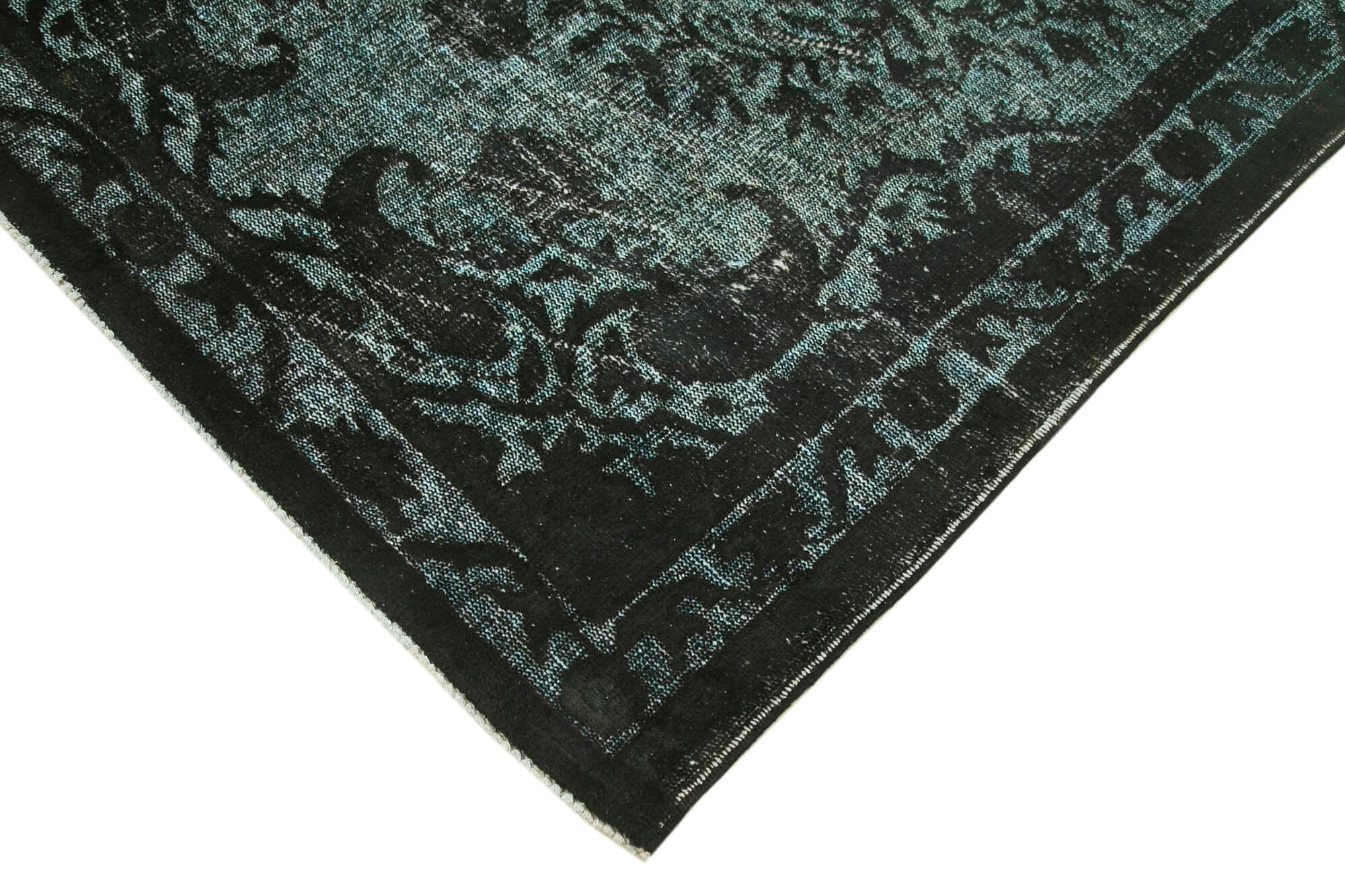 6 x 9 Black Over Dyed Rug - 464