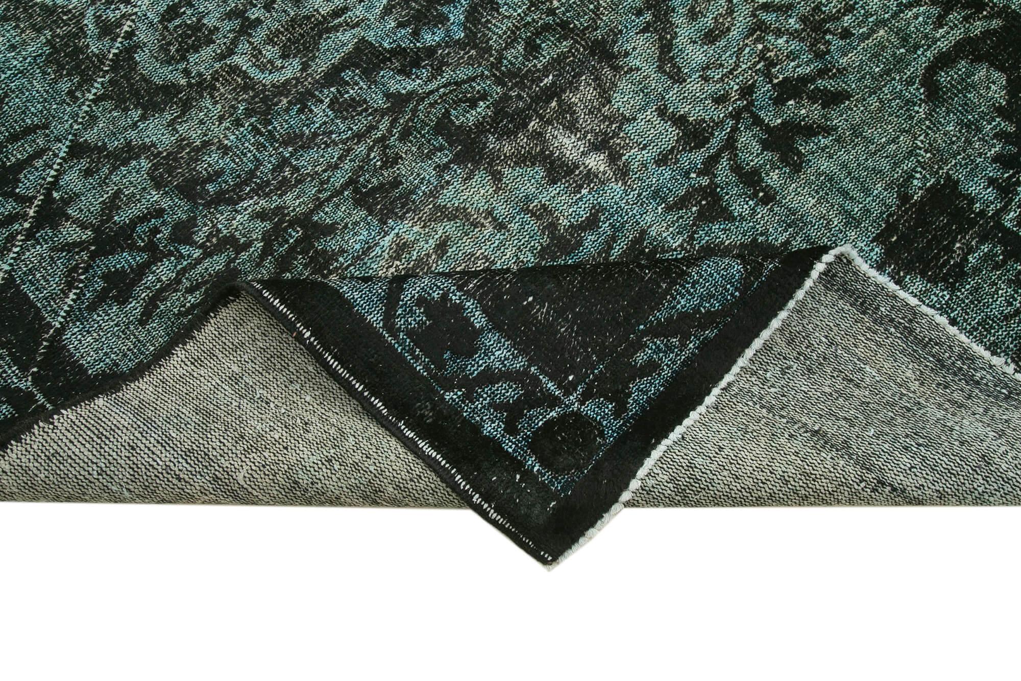 6 x 9 Black Over Dyed Rug - 464