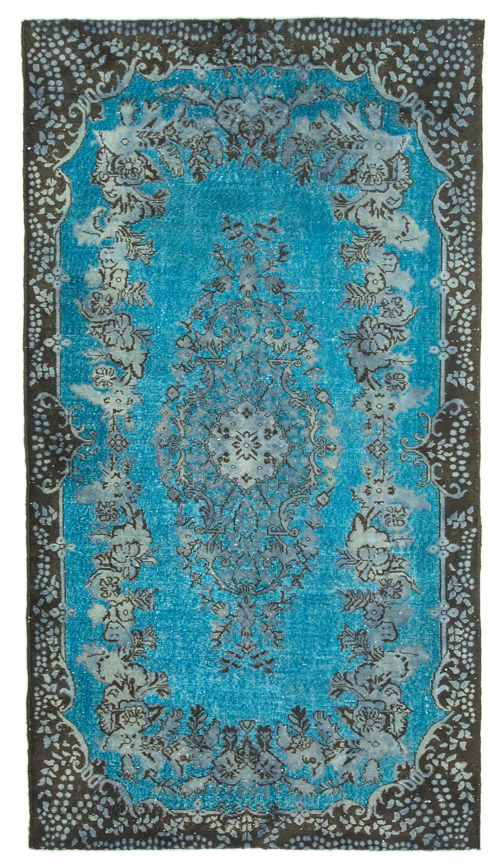 6 x 10 Blue Over Dyed Rug - 465