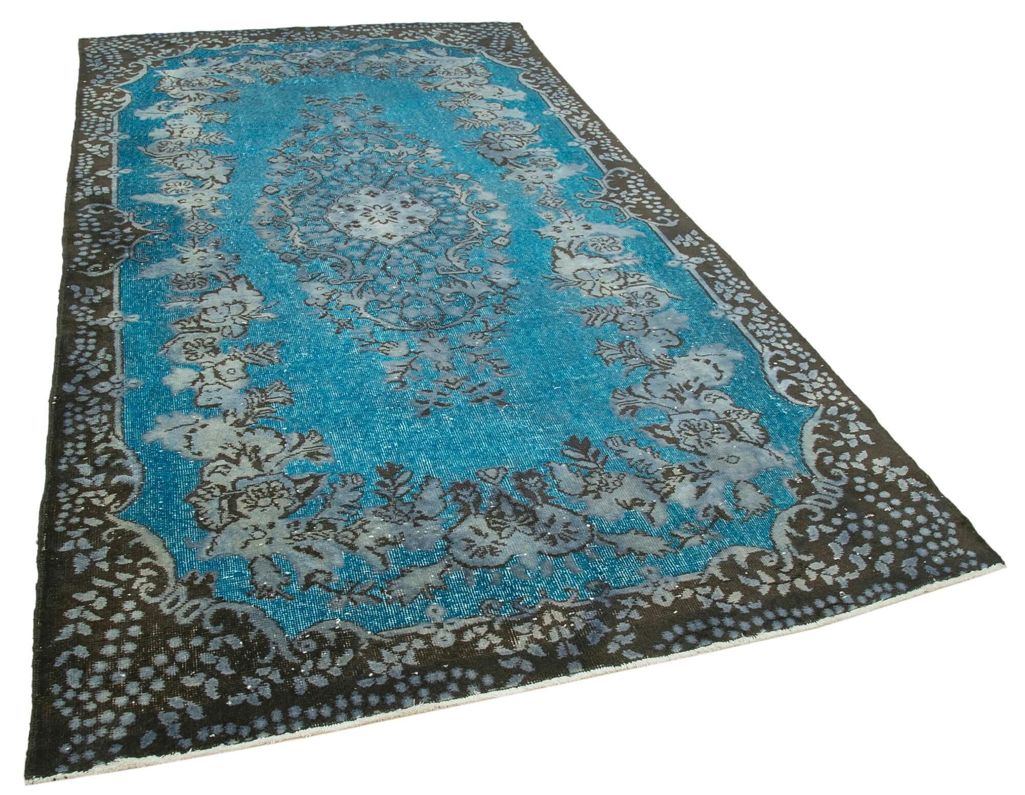 6 x 10 Blue Over Dyed Rug - 465