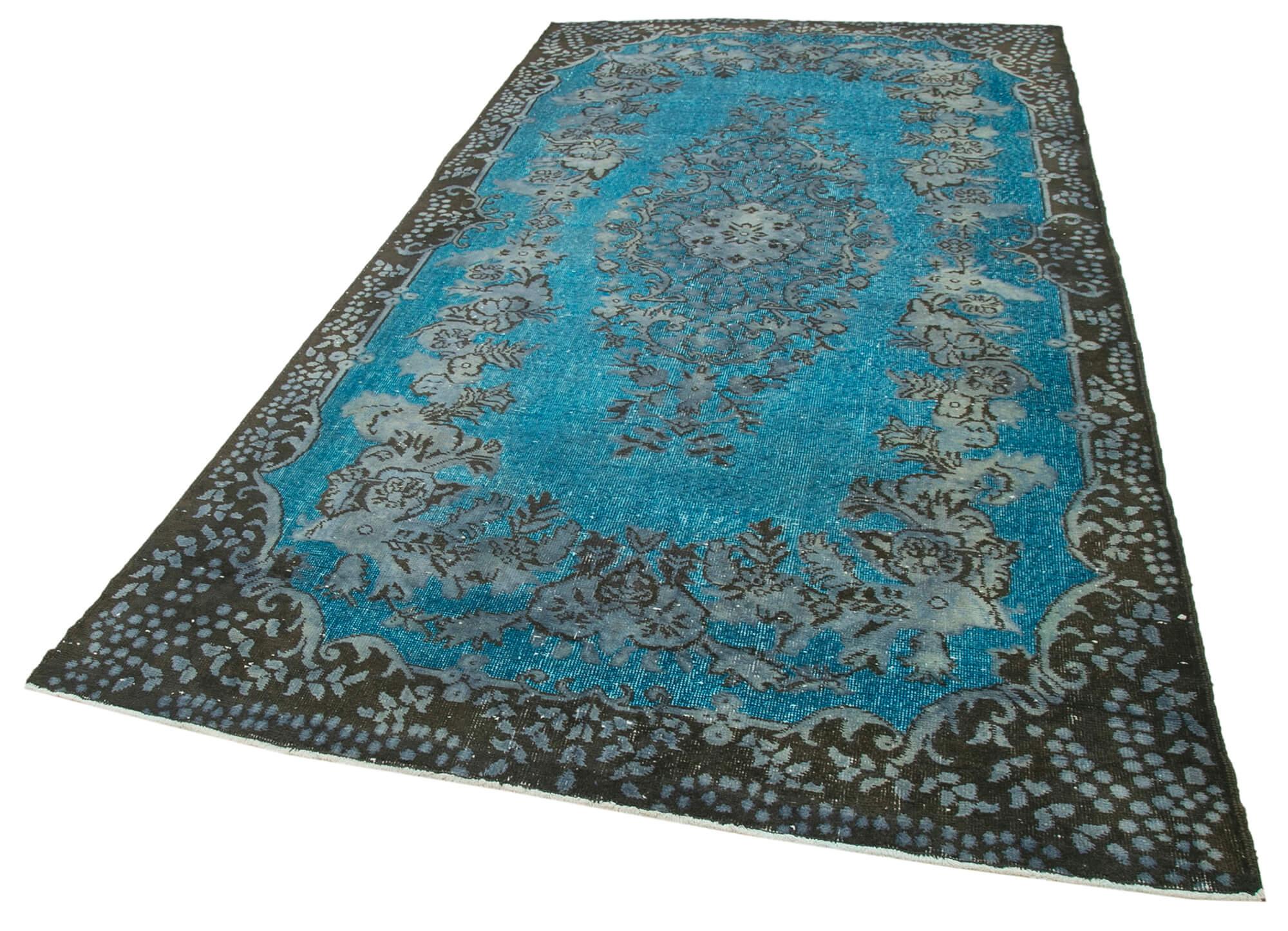 6 x 10 Blue Over Dyed Rug - 465