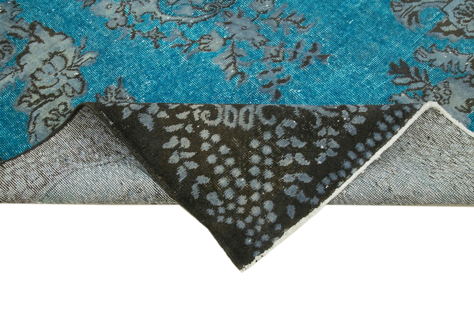 6 x 10 Blue Over Dyed Rug - 465