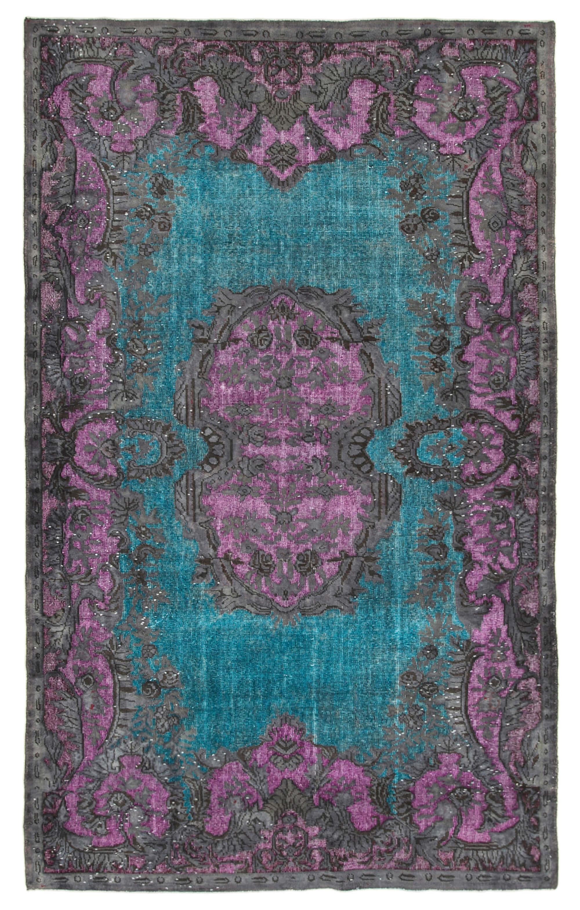 6 x 10 Fuchsia Over Dyed Rug - 467