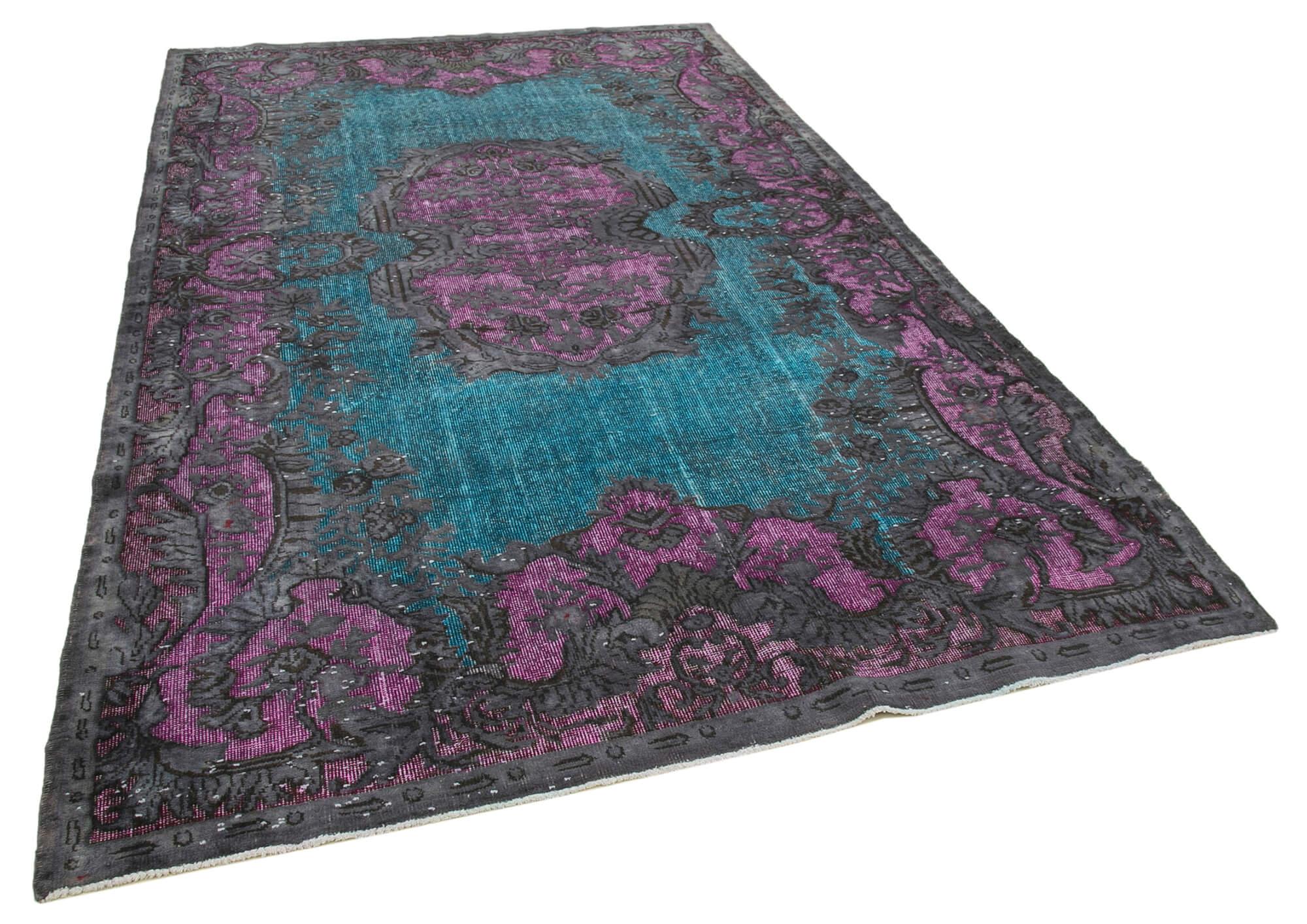 6 x 10 Fuchsia Over Dyed Rug - 467