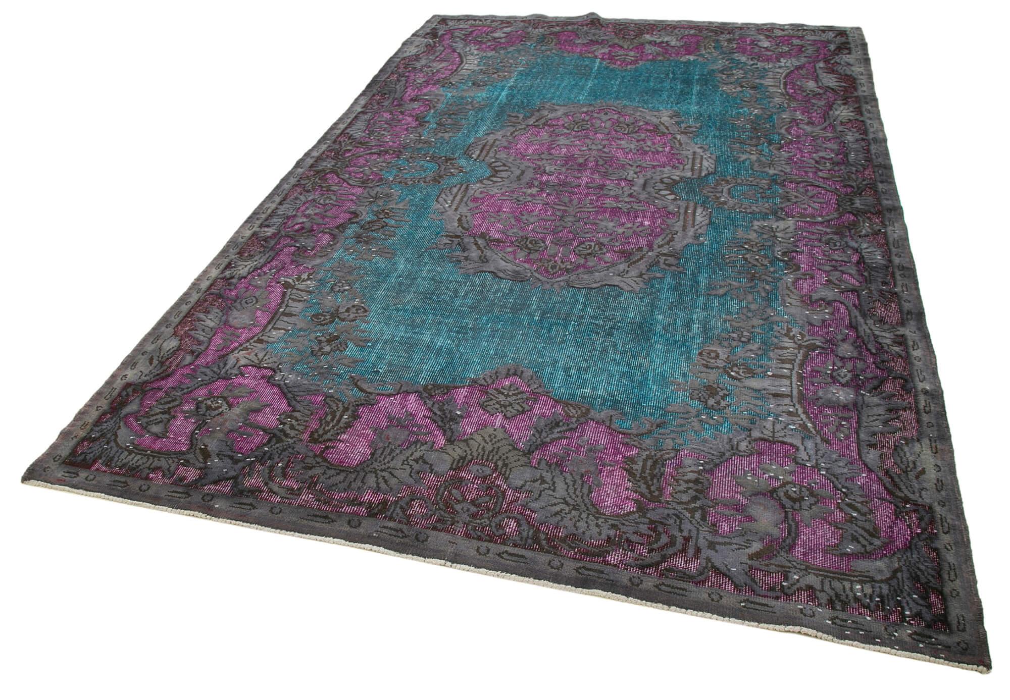 6 x 10 Fuchsia Over Dyed Rug - 467