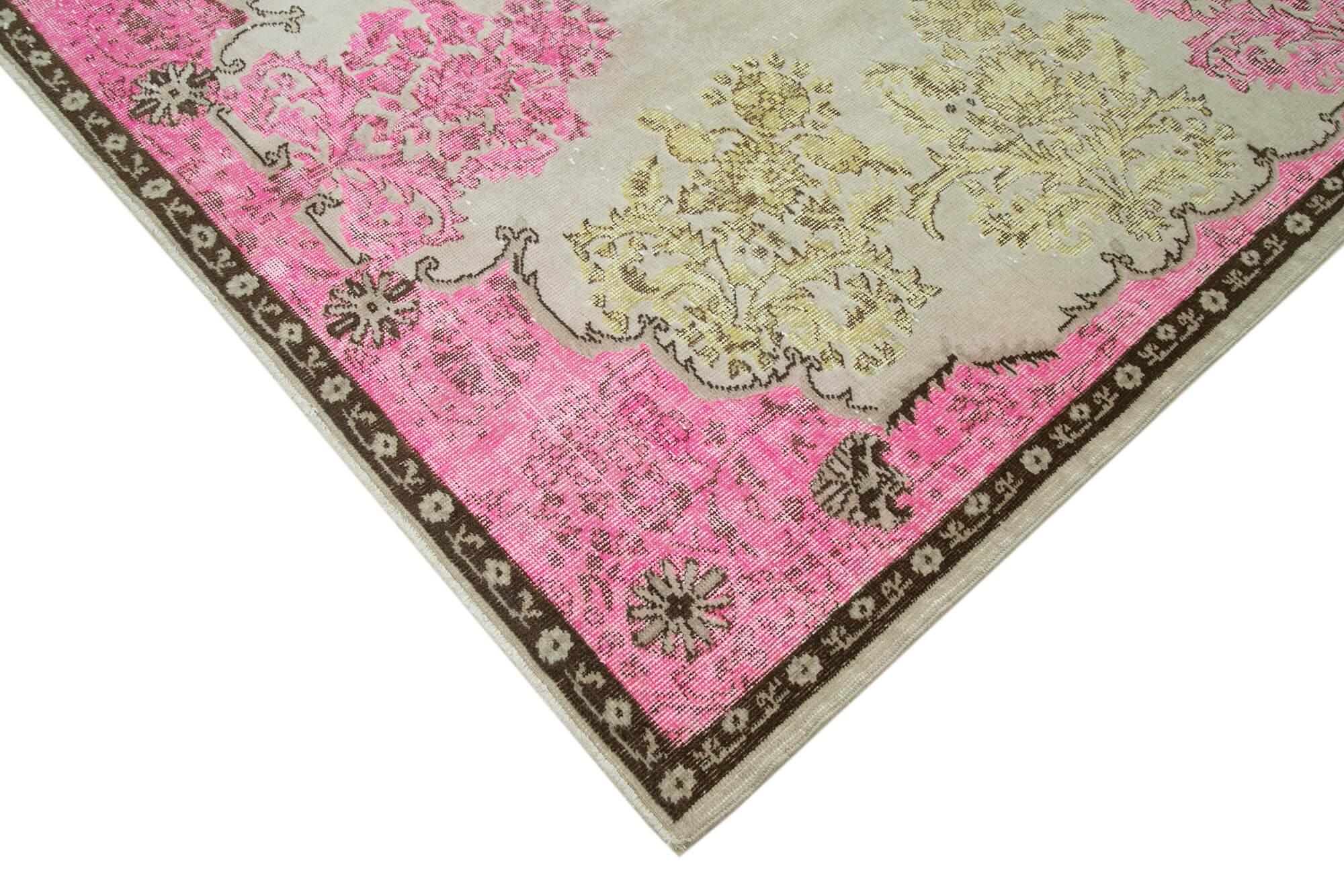 6 x 9 Pink Over Dyed Rug - 468