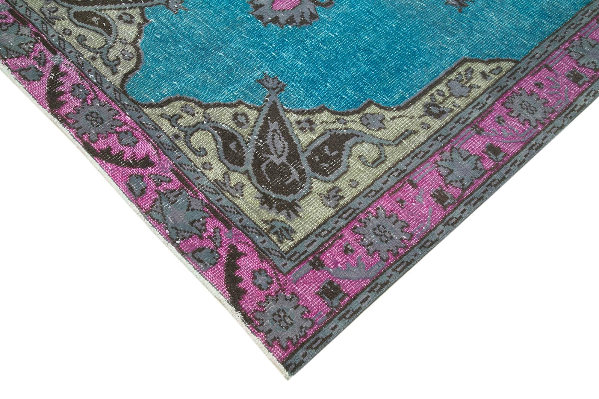 5 x 9 Fuchsia Over Dyed Rug - 473