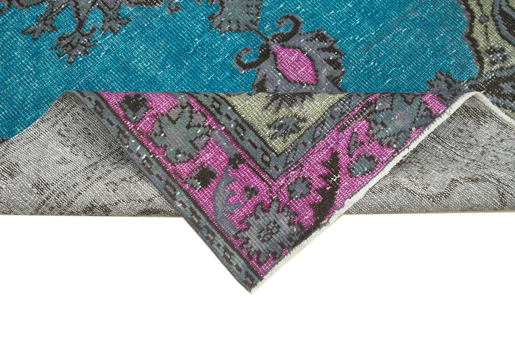 5 x 9 Fuchsia Over Dyed Rug - 473