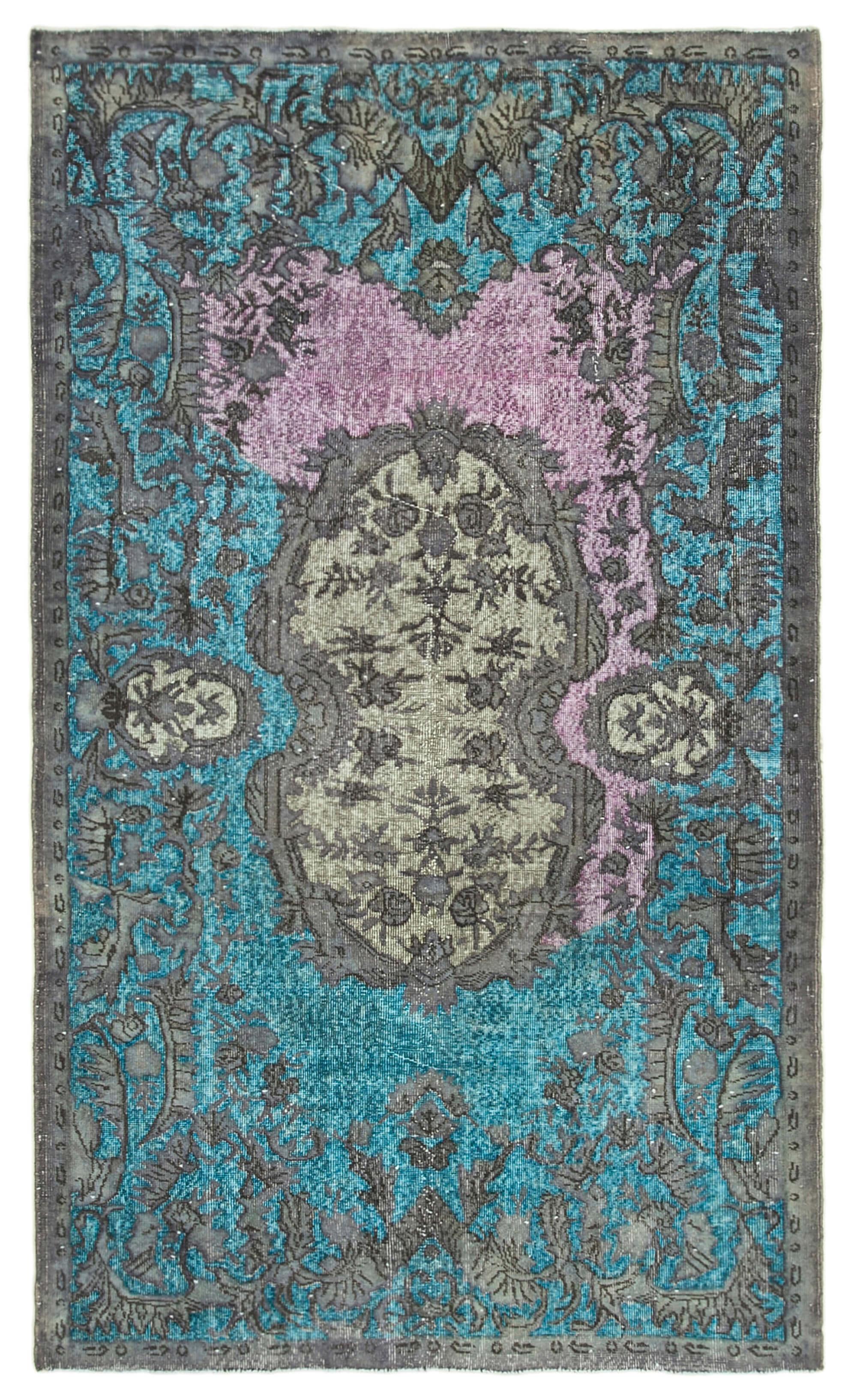 5 x 9 Grey Over Dyed Rug - 471