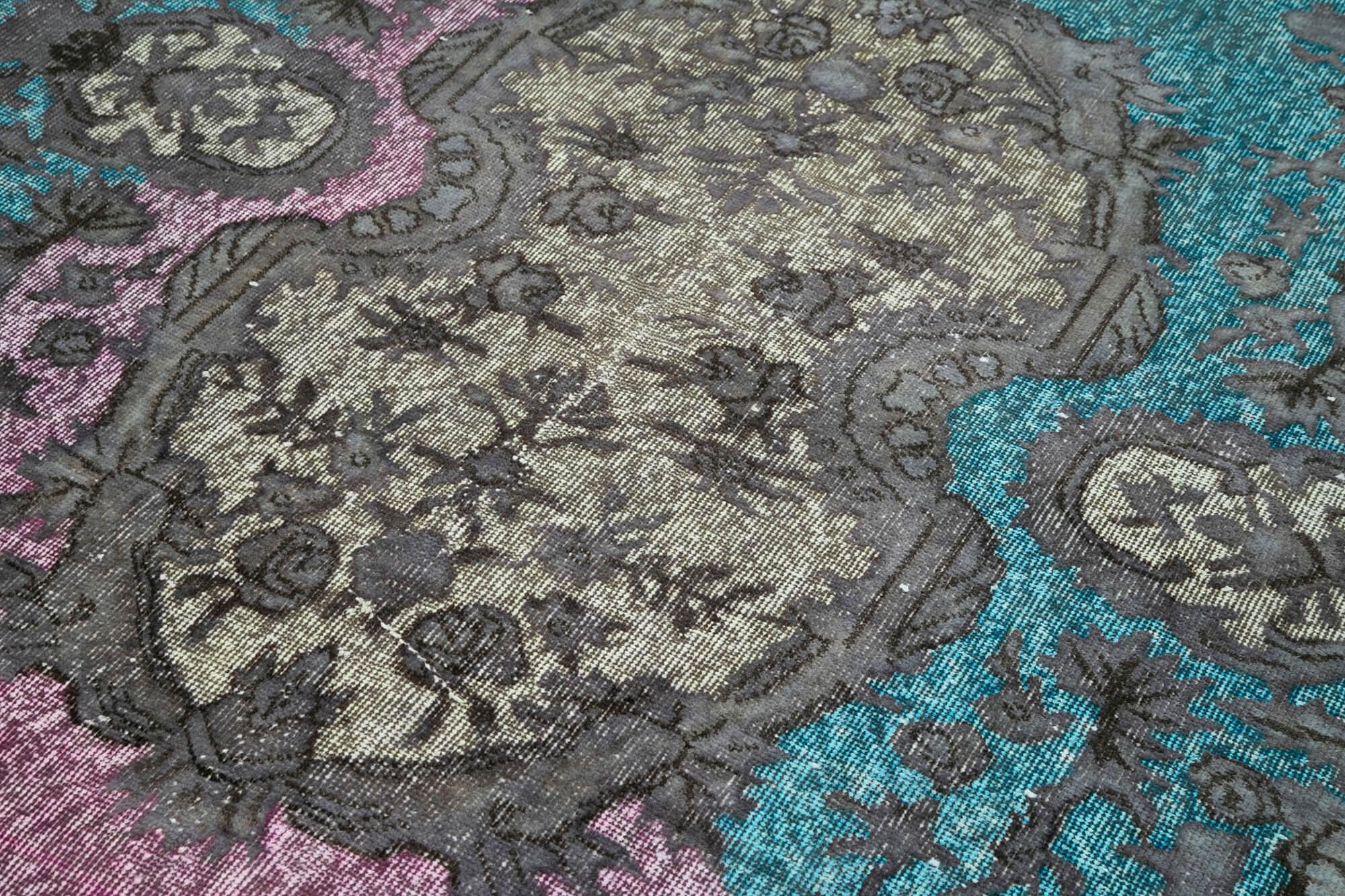 5 x 9 Grey Over Dyed Rug - 471