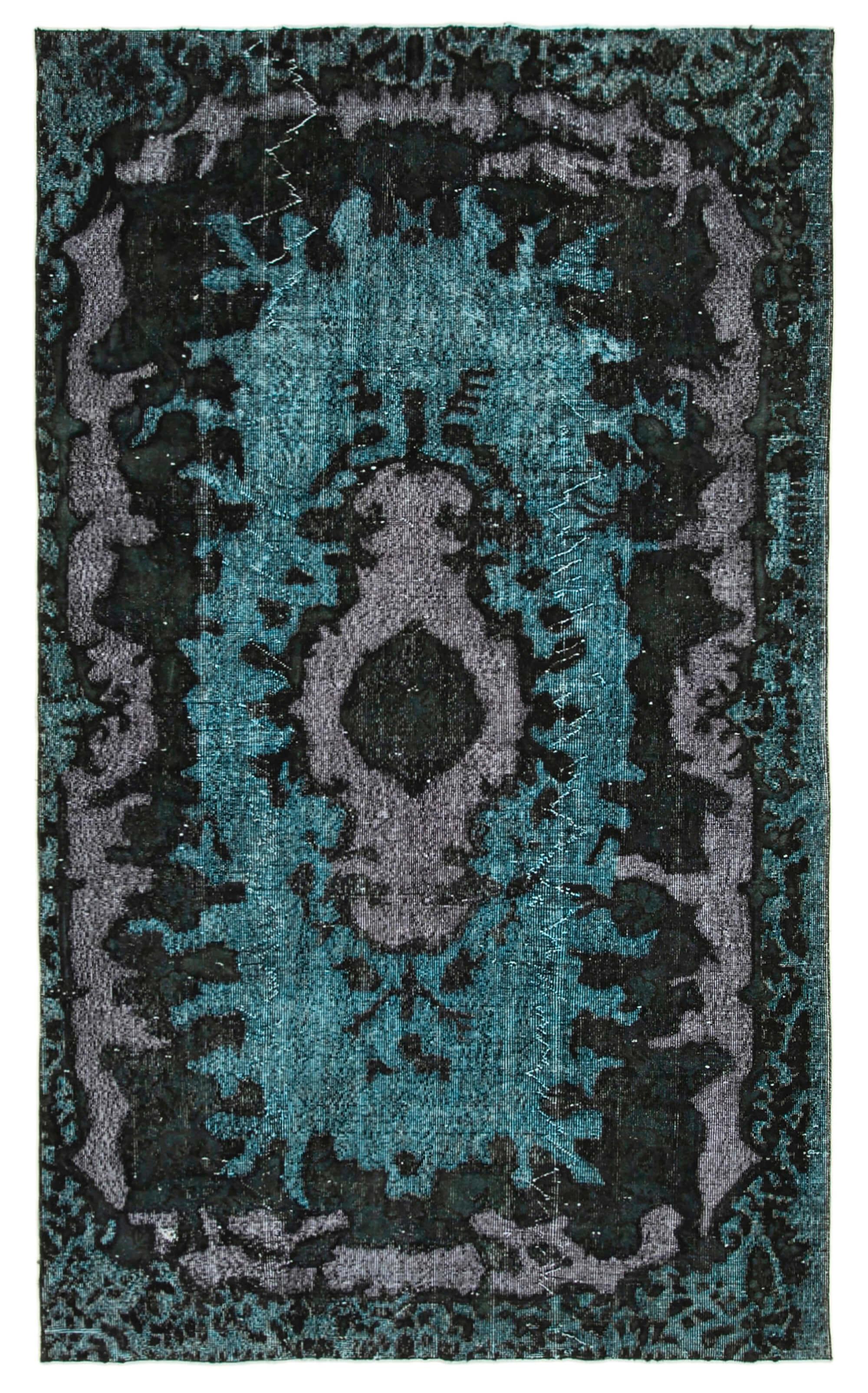 6 x 10 Black Over Dyed Rug - 469