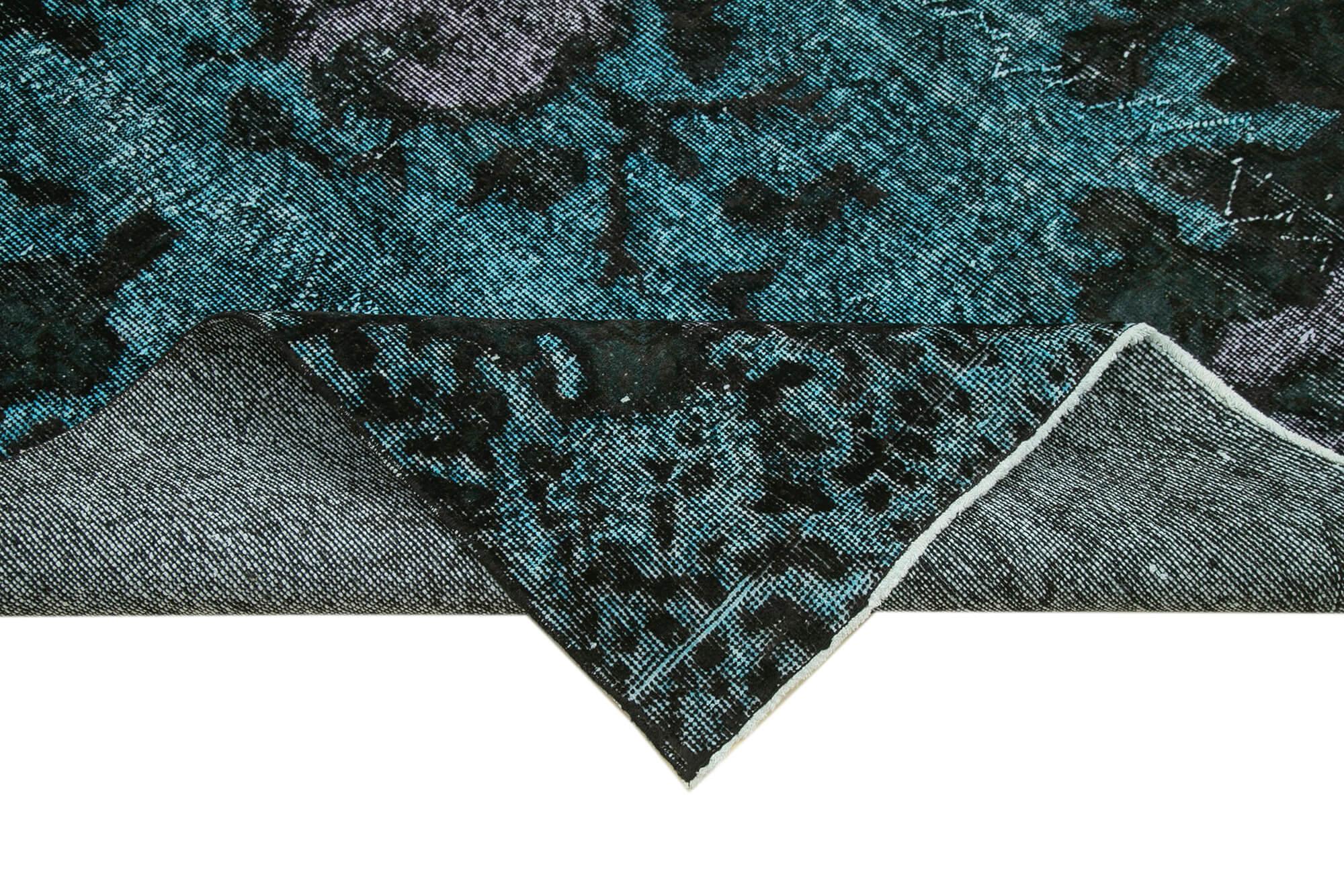 6 x 10 Black Over Dyed Rug - 469