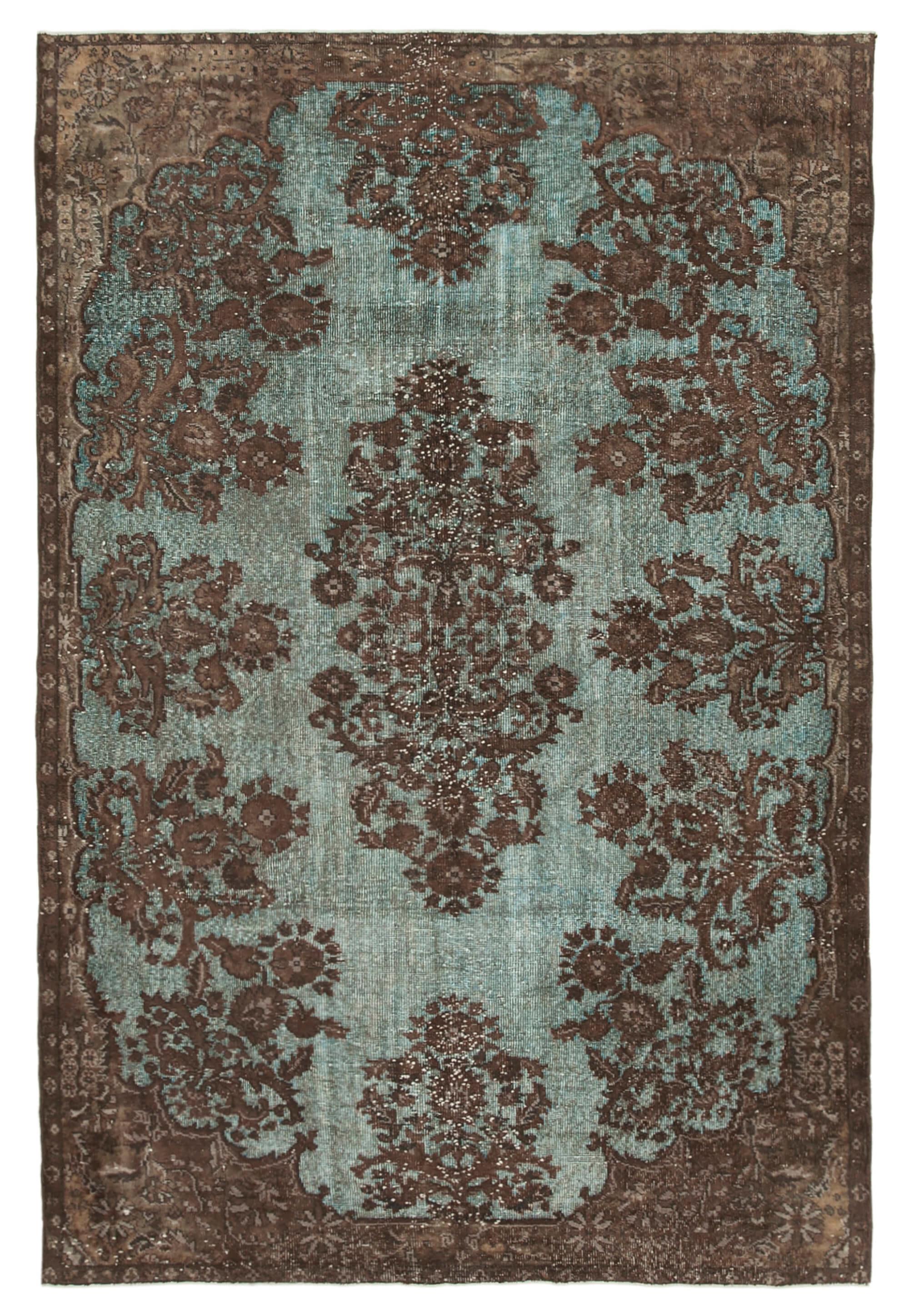 6 x 9 Brown Over Dyed Rug - 466