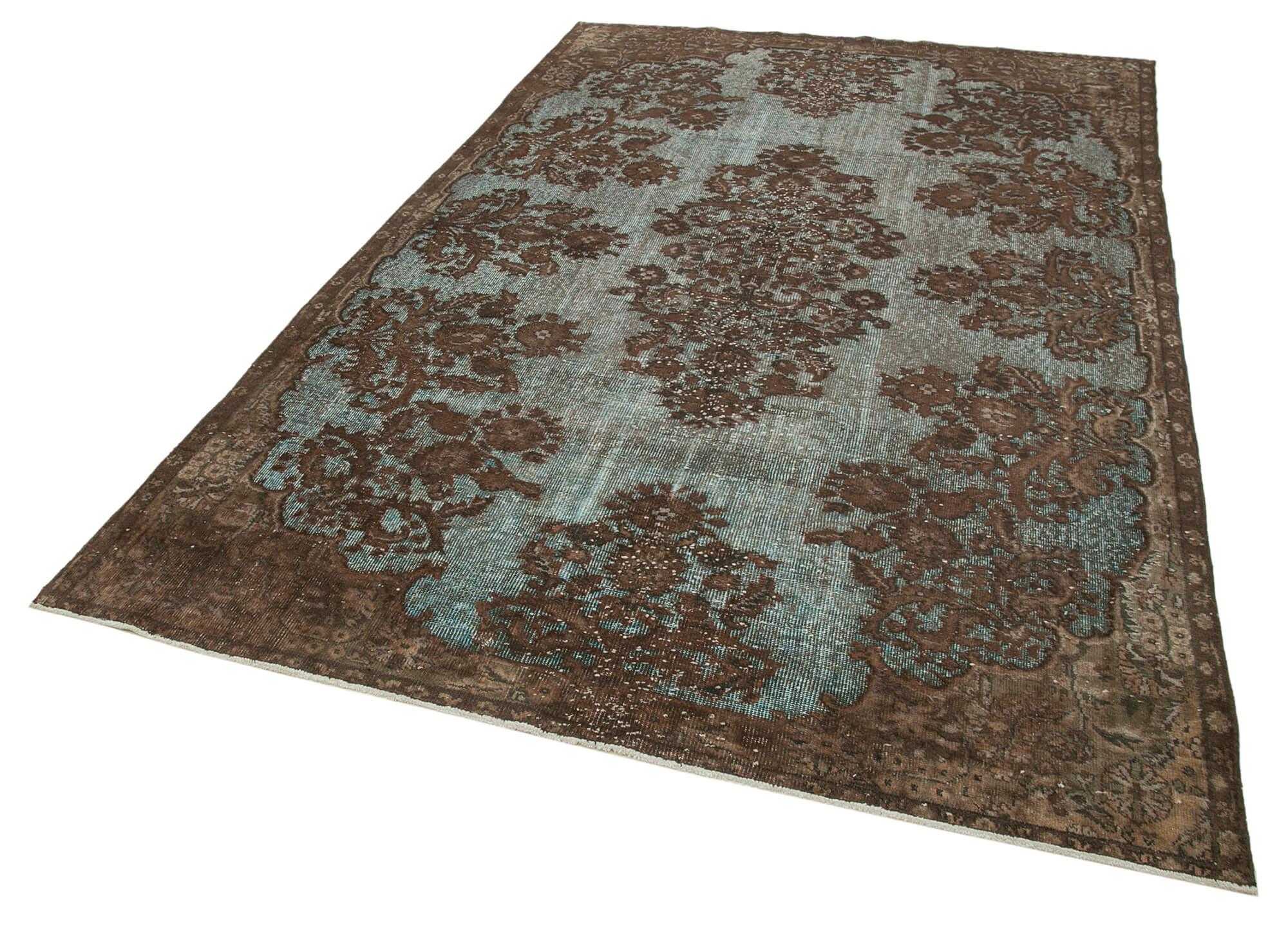 6 x 9 Brown Over Dyed Rug - 466