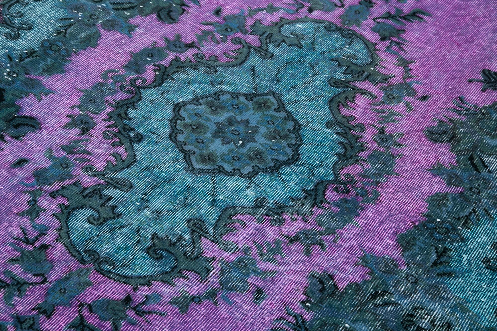 6 x 9 Blue Over Dyed Rug - 477