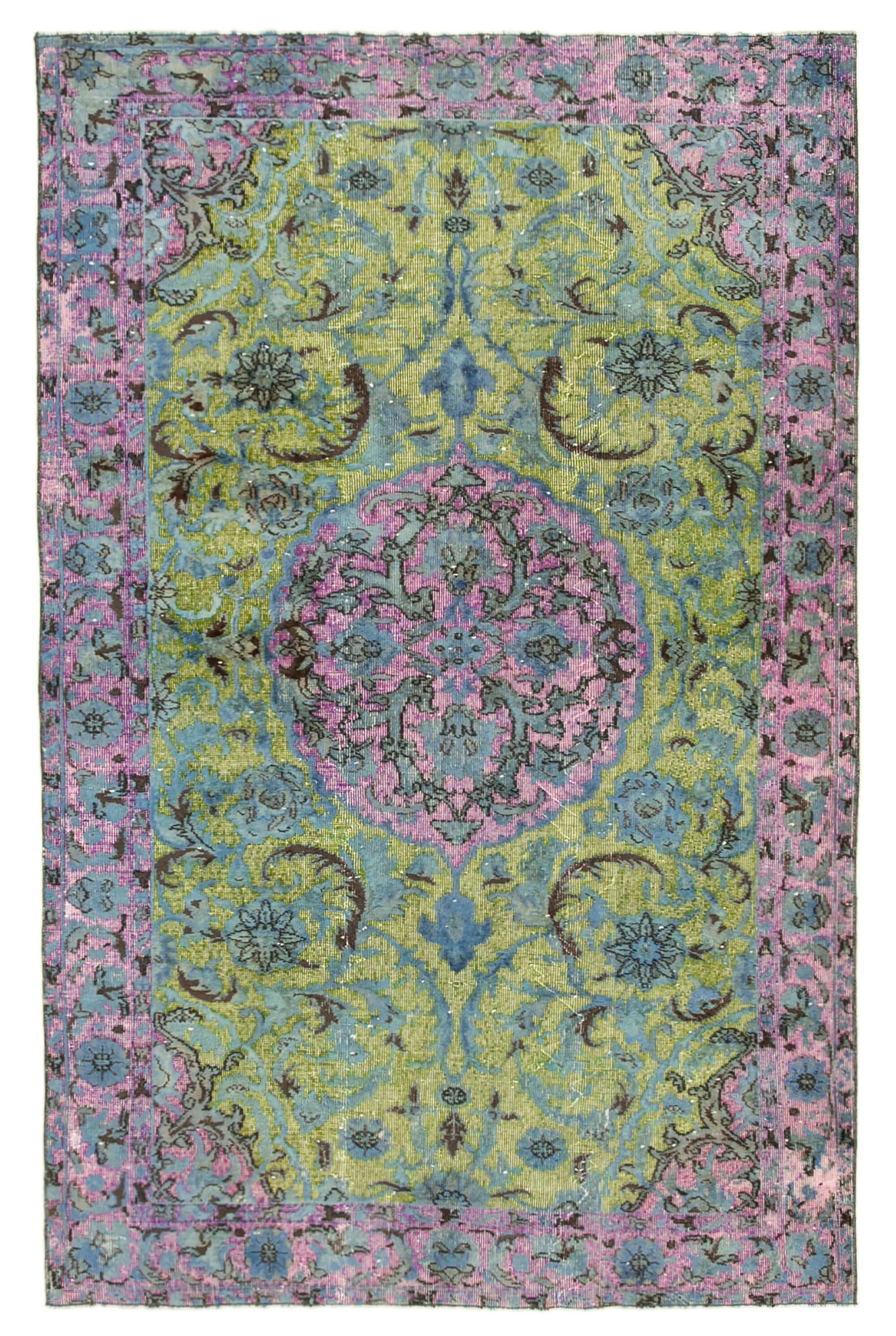 6 x 9 Pink Over Dyed Rug - 475