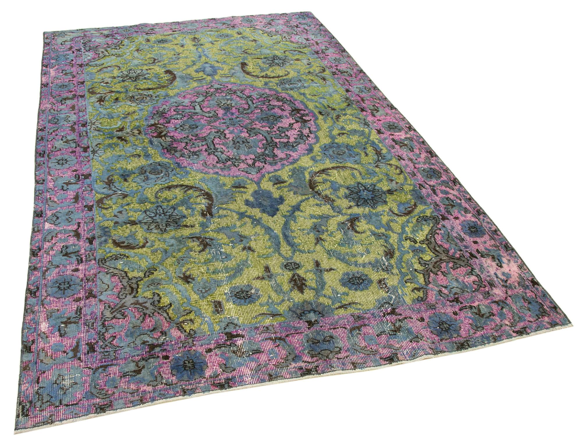 6 x 9 Pink Over Dyed Rug - 475