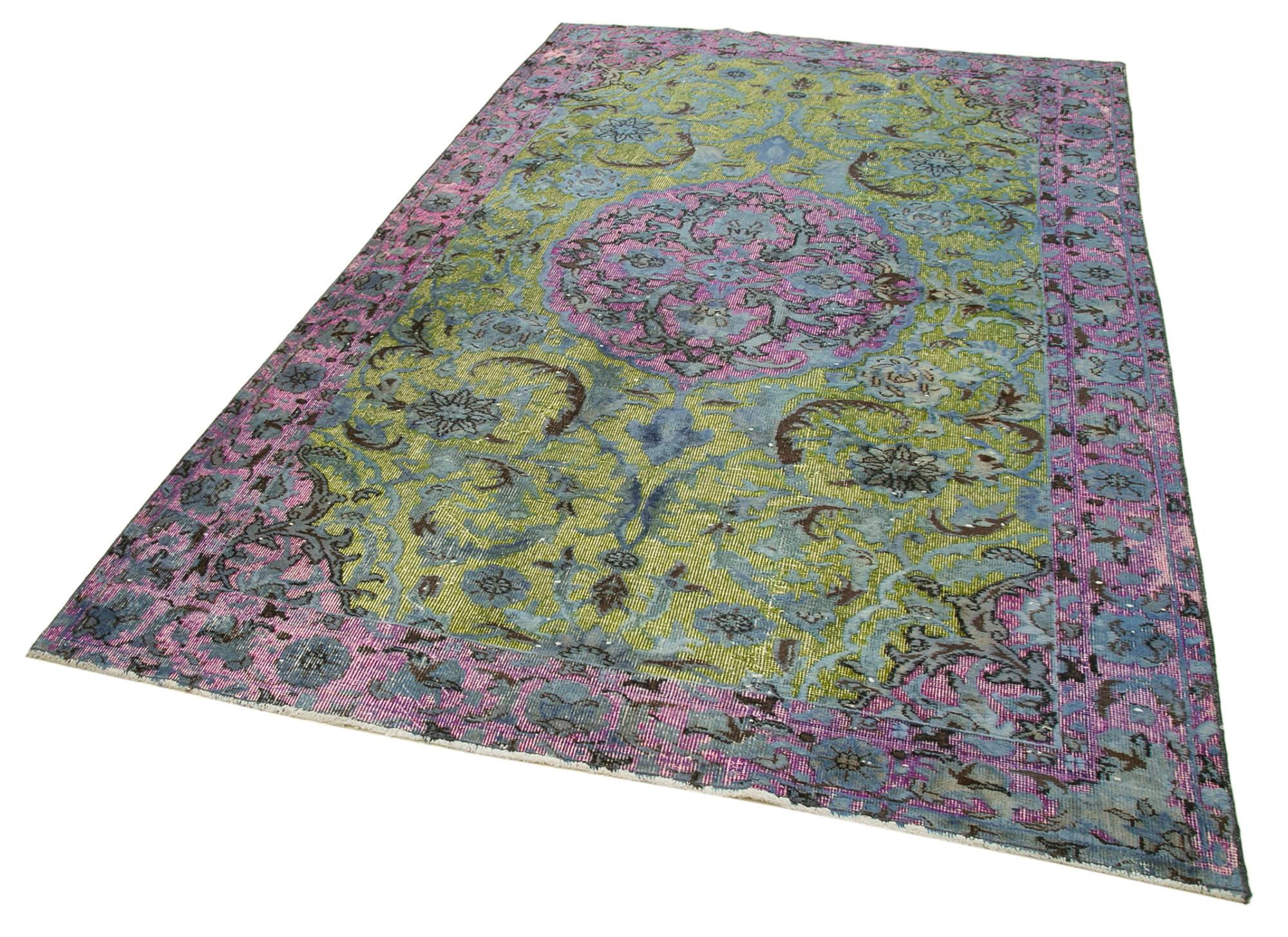 6 x 9 Pink Over Dyed Rug - 475