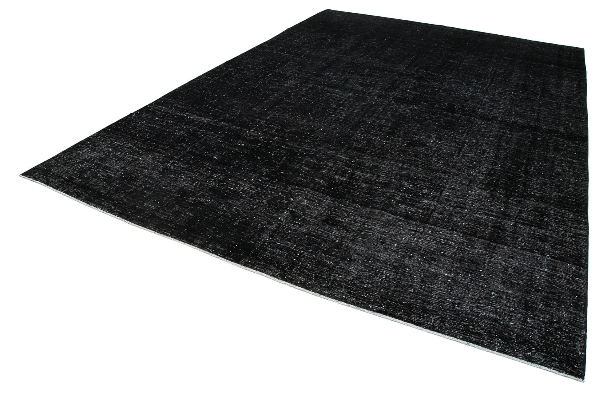 9 x 12 Black Overdyed Large Area Rug - 433