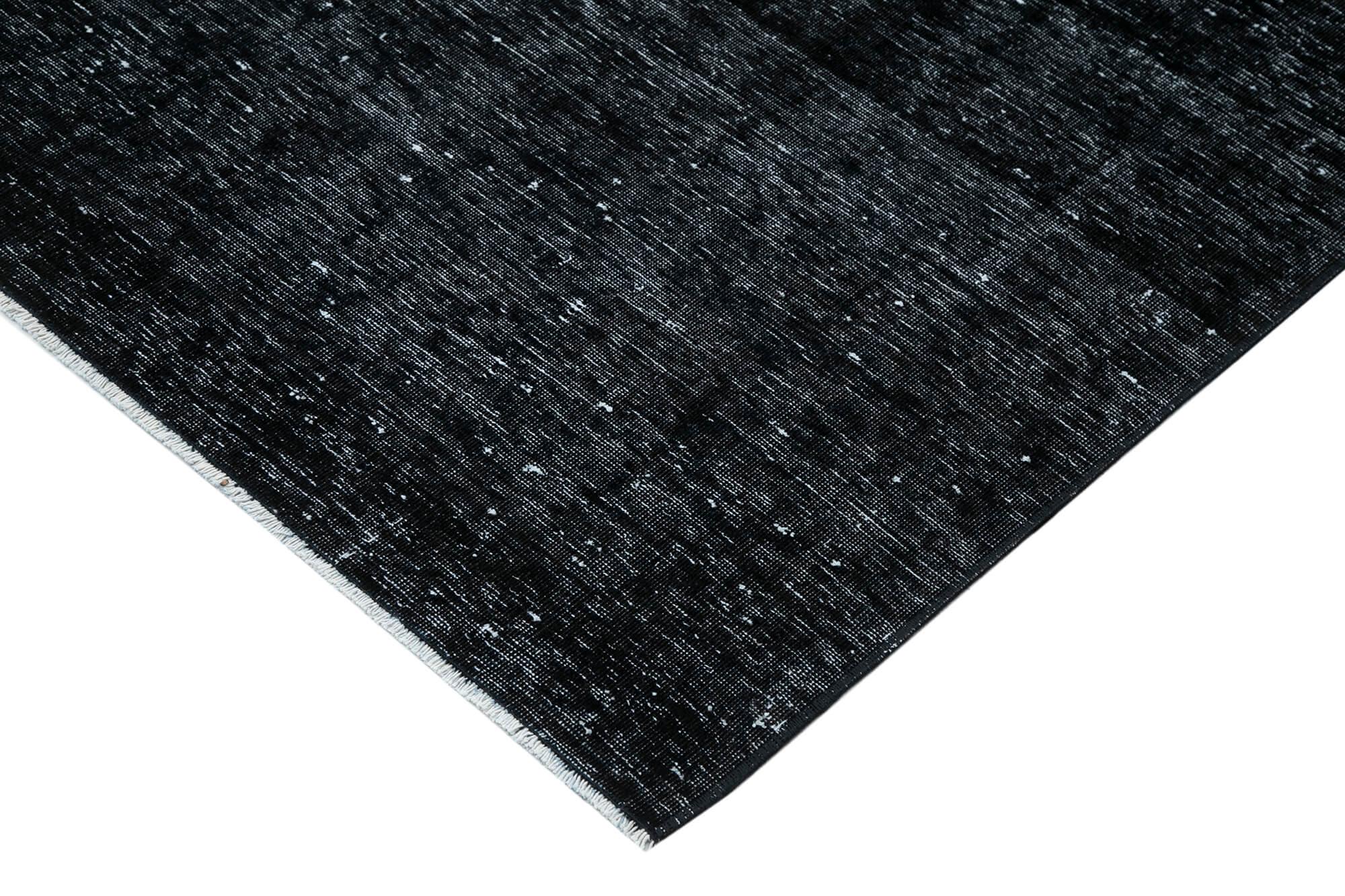 9 x 12 Black Overdyed Large Area Rug - 433