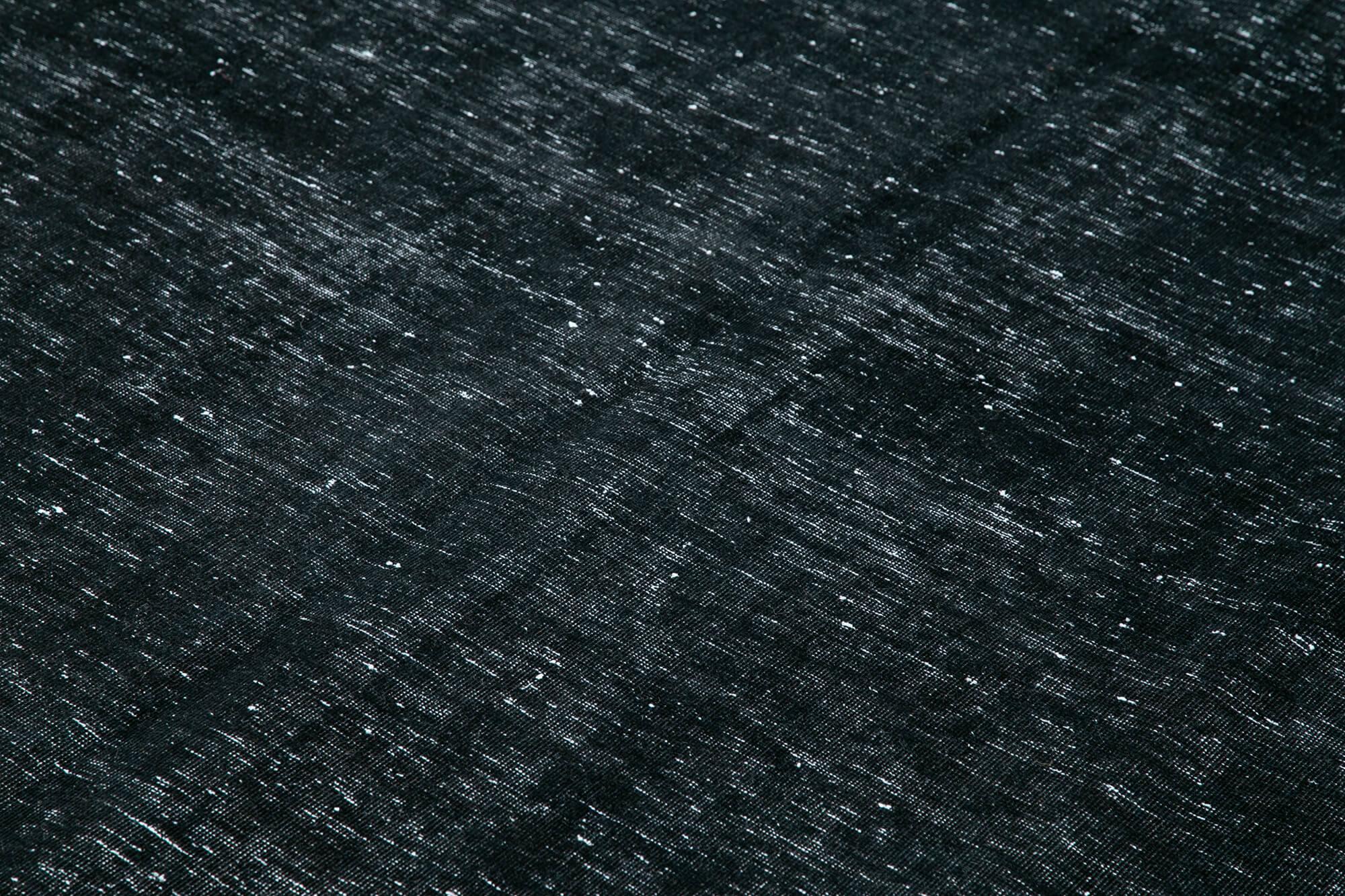 9 x 12 Black Overdyed Large Area Rug - 433