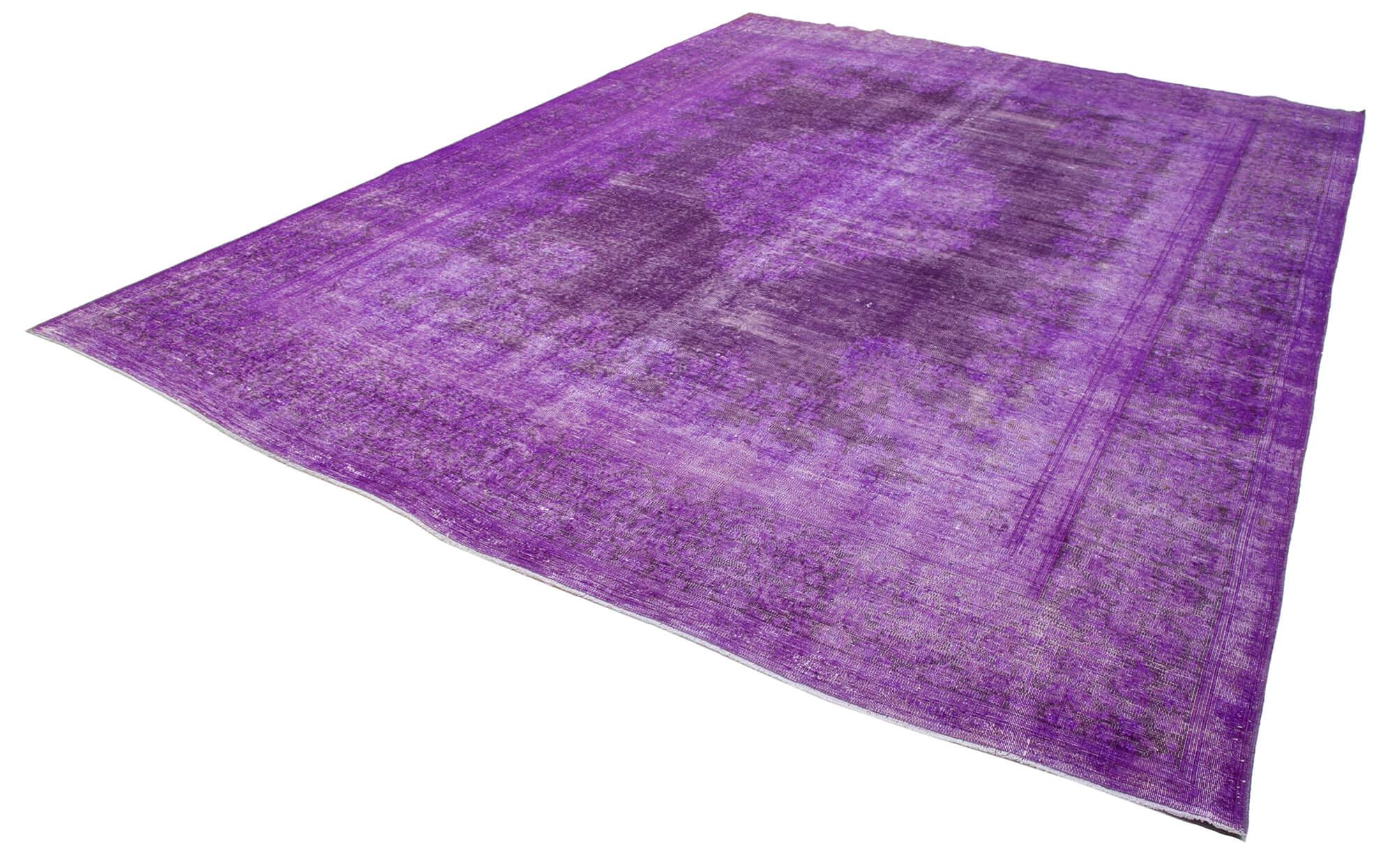 10 x 13 Purple Overdyed Large Area Rug - 431