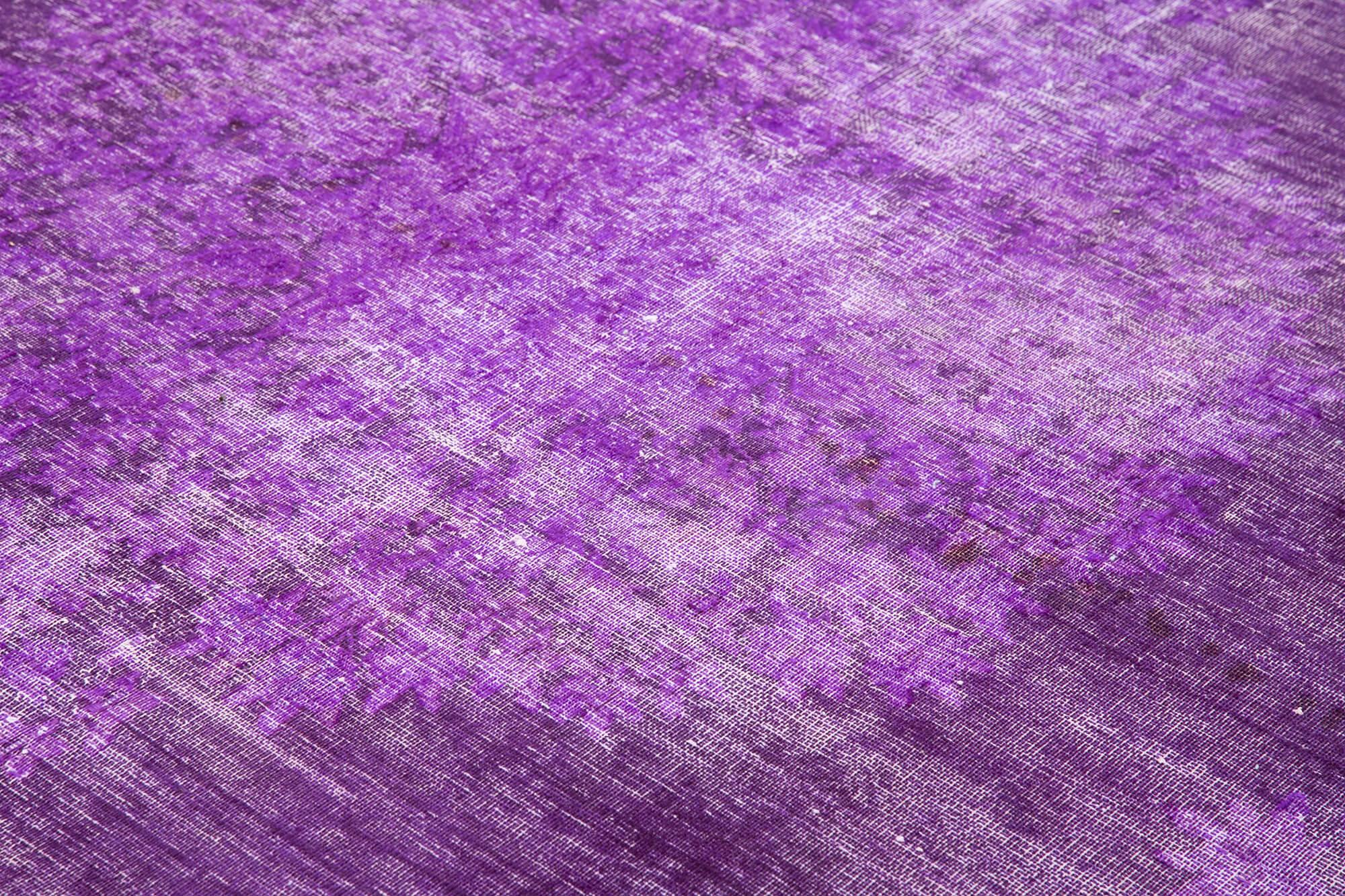 10 x 13 Purple Overdyed Large Area Rug - 431