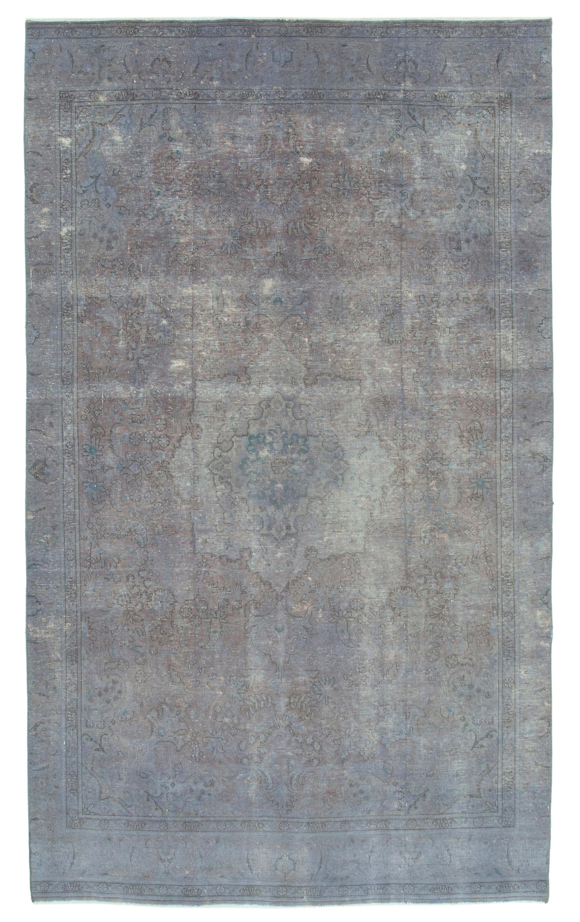 6 x 10 Purple Overdyed Large Area Rug - 437