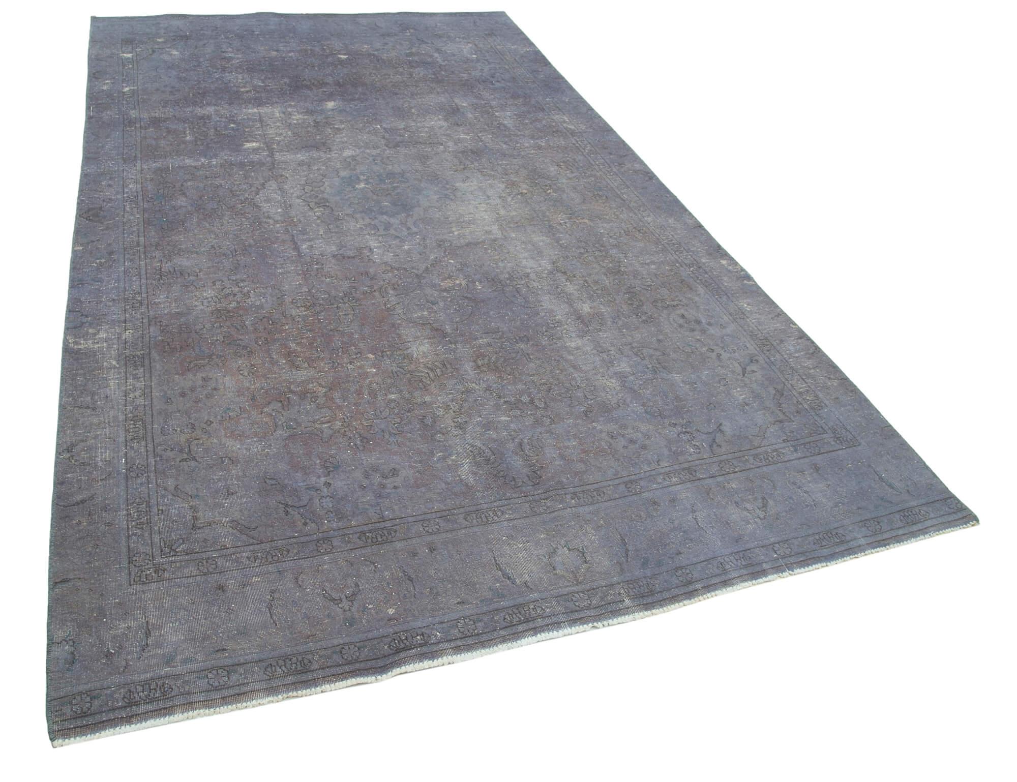 6 x 10 Purple Overdyed Large Area Rug - 437