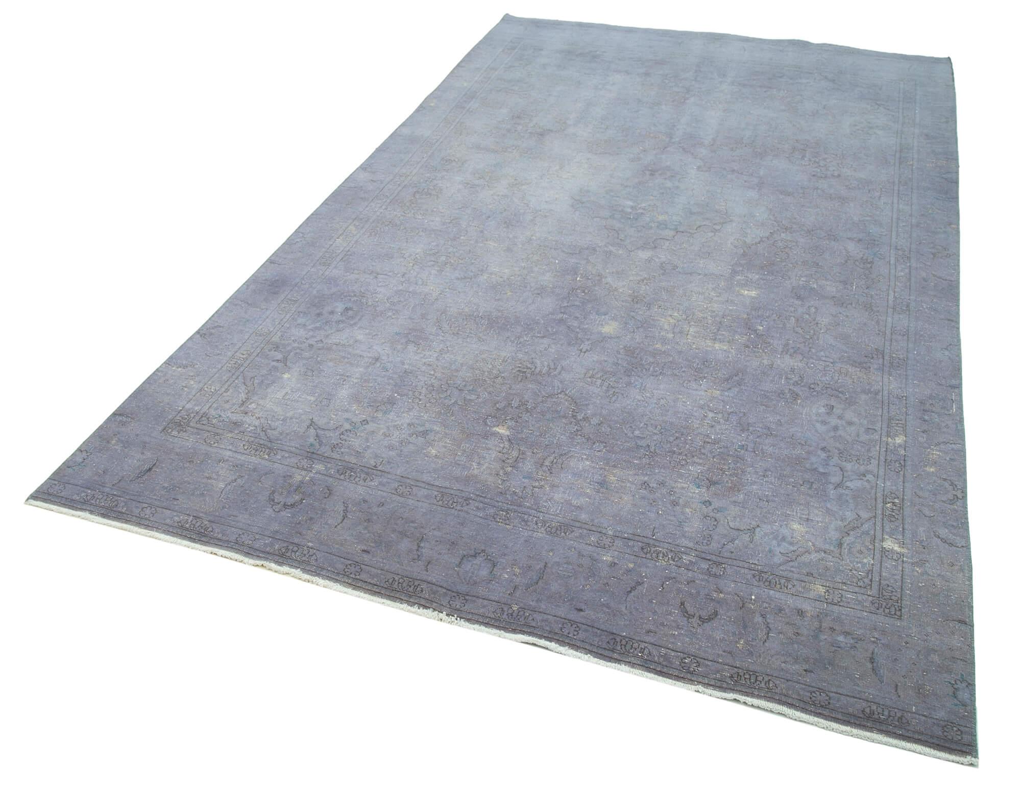 6 x 10 Purple Overdyed Large Area Rug - 437