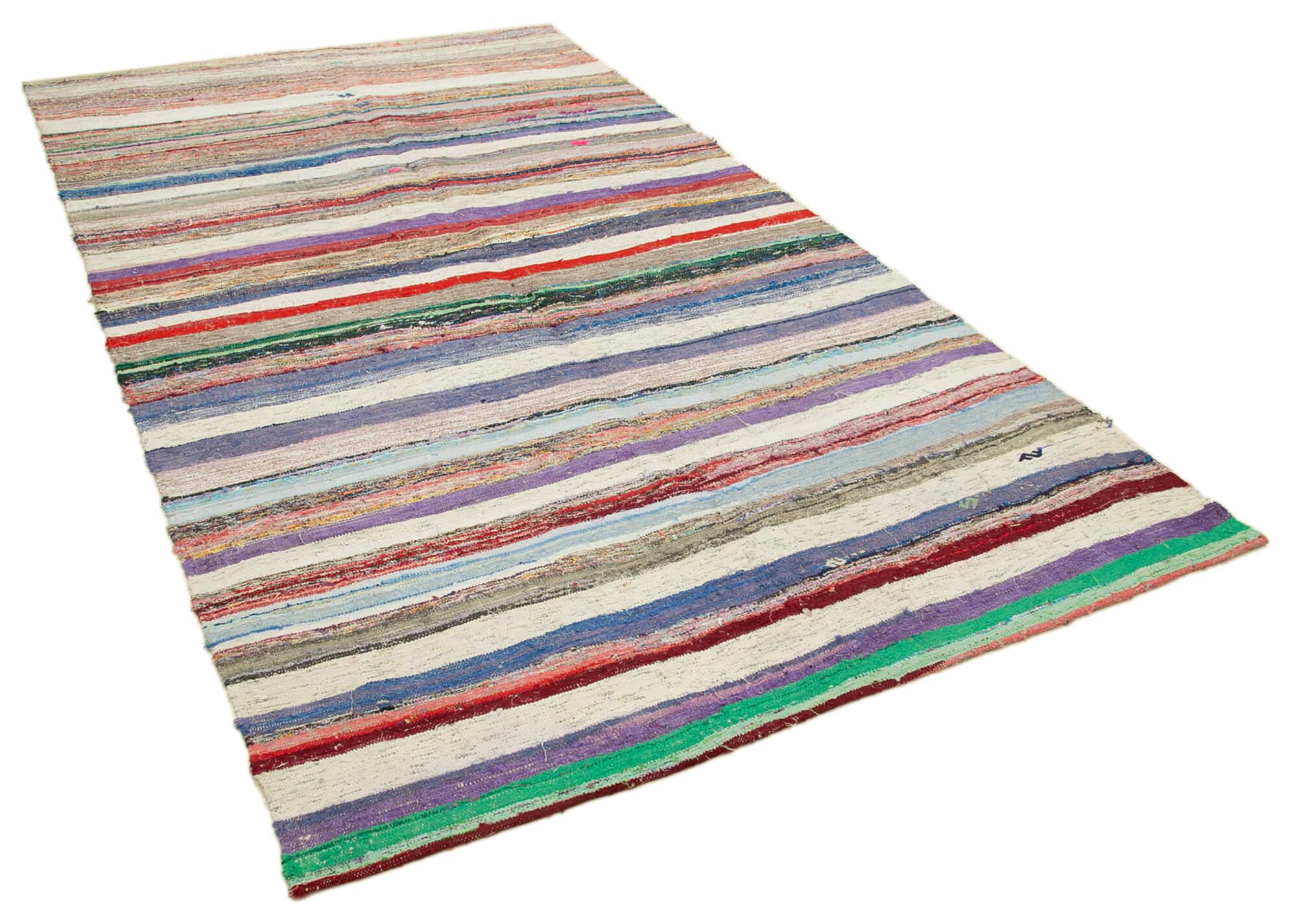 6 x 10 Beige Anatolian Kilim Rug - 324