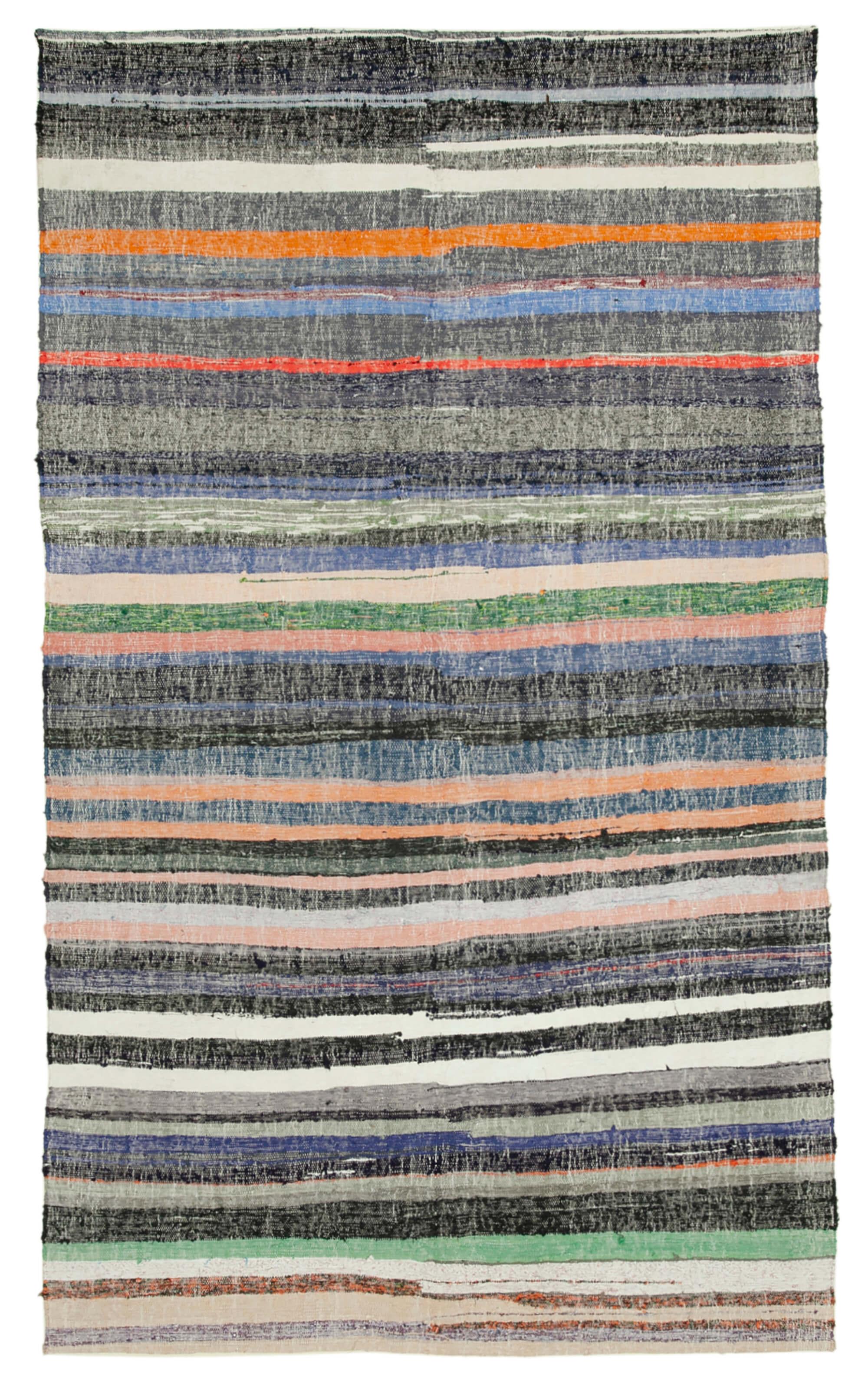 6 x 10 Grey Anatolian Kilim Rug - 325